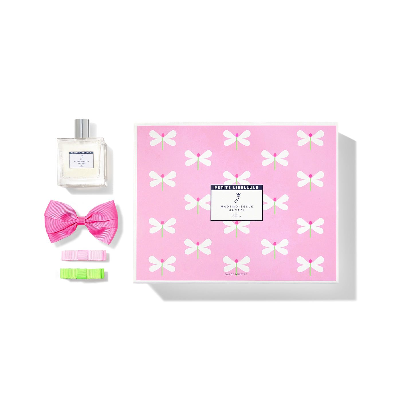 Jacadi Care - Mademoiselle Petite Libellule Set (EDT 100 ml + Hair Clips)