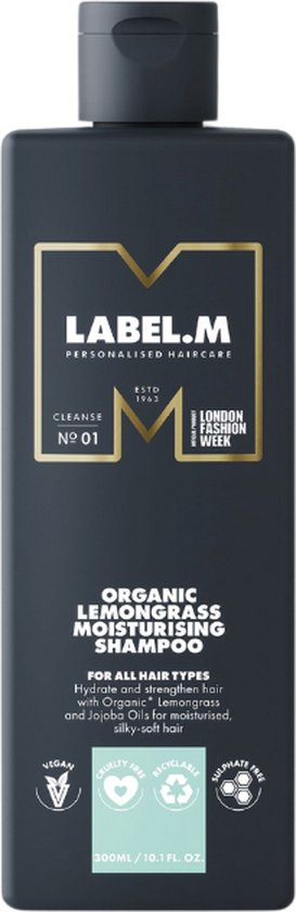 Label.M - Lemongrass Organic Moisturising Shampoo - 1000ml