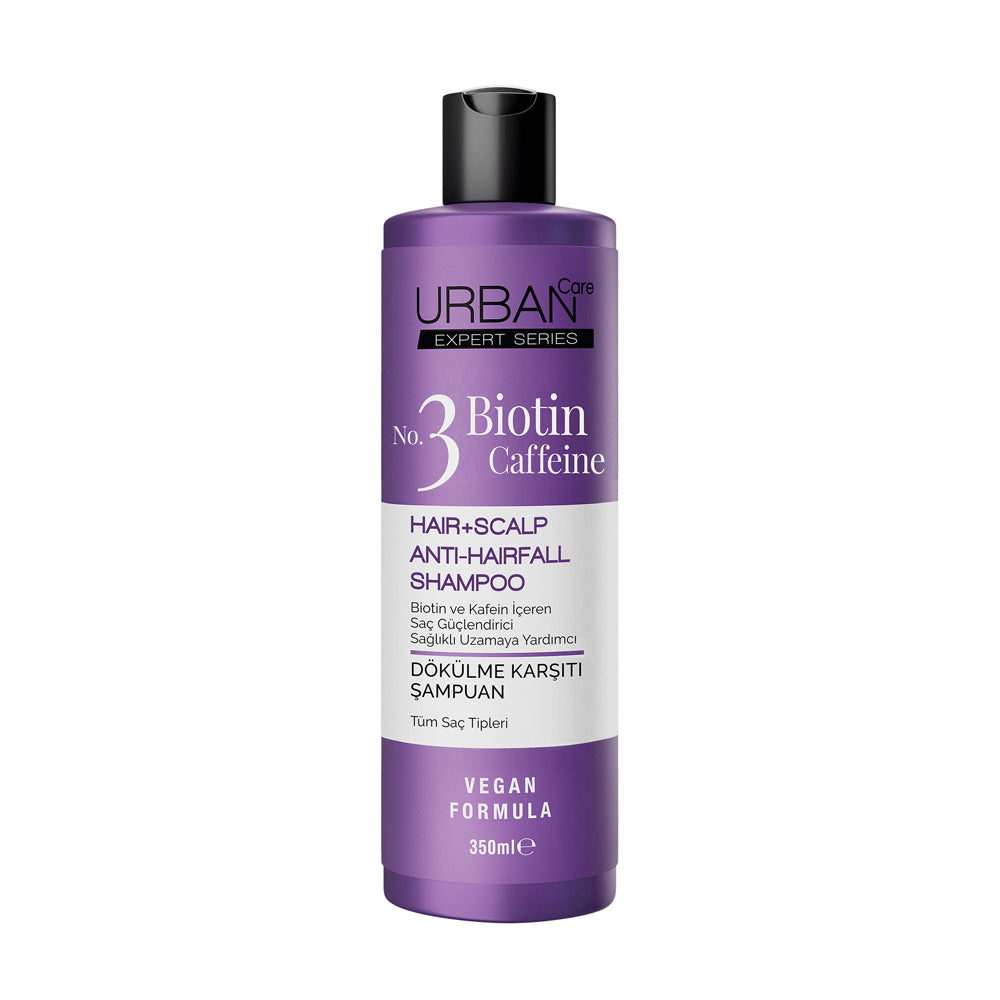 Urban Care - EXPERT BIOTIN & CAFFEIN HAIR+SCALP SHAMPOO - 350 ml