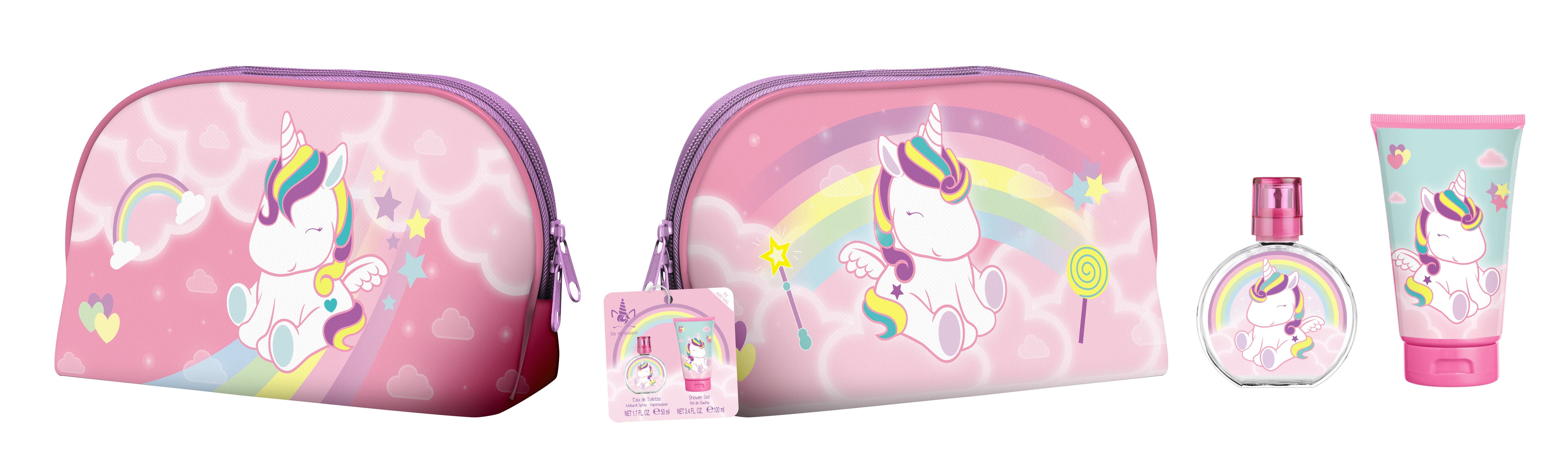 Disney - Eau My Unicorn Toilet Bag EDT 50 ml + Shower Gel 60 ml