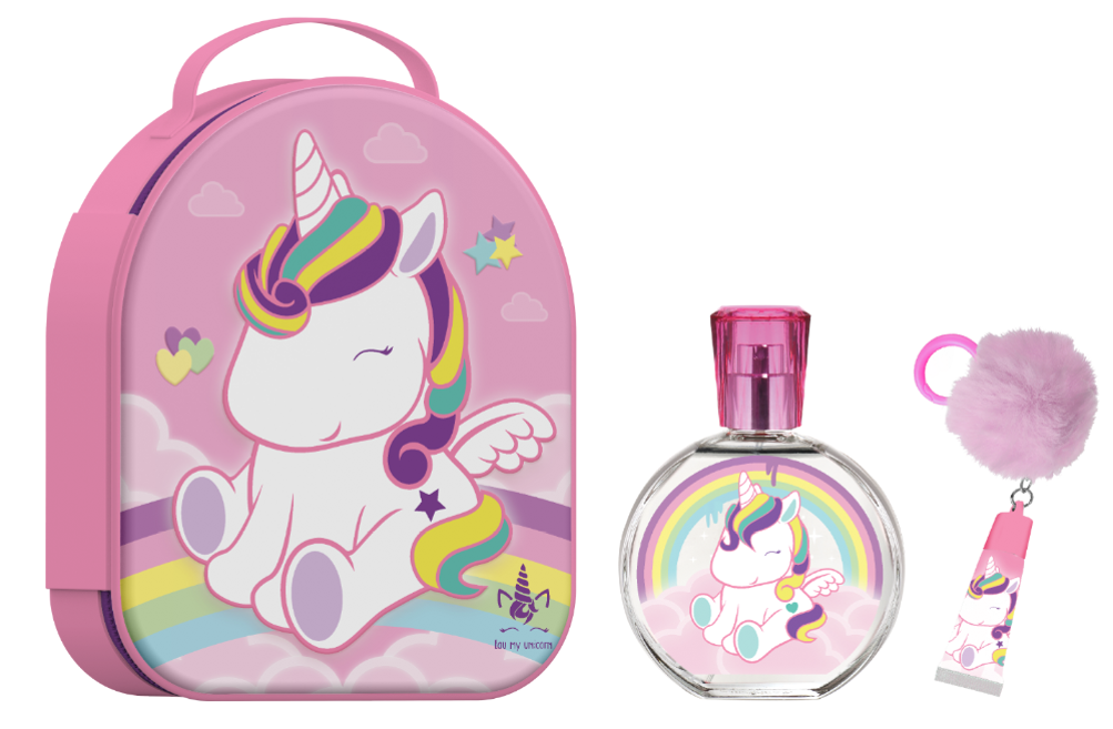 Disney - Eau my Unicorn Zip Case 3D + EDT 100 ml + Lipgloss