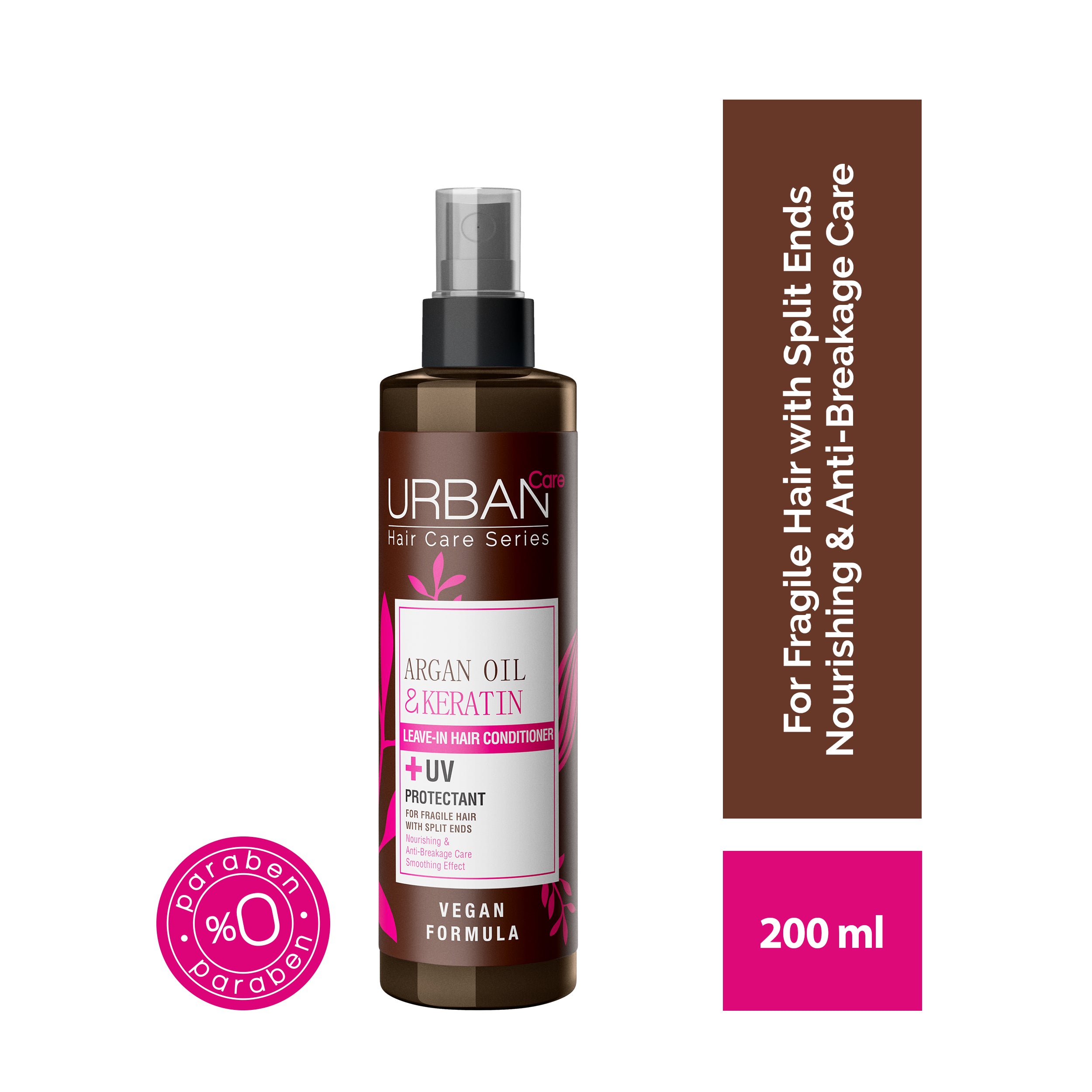 Urban Care - ARGAN OIL & KERATIN LEAVE IN CONDITIONER SPRAY(2PHASE) - 200 ml