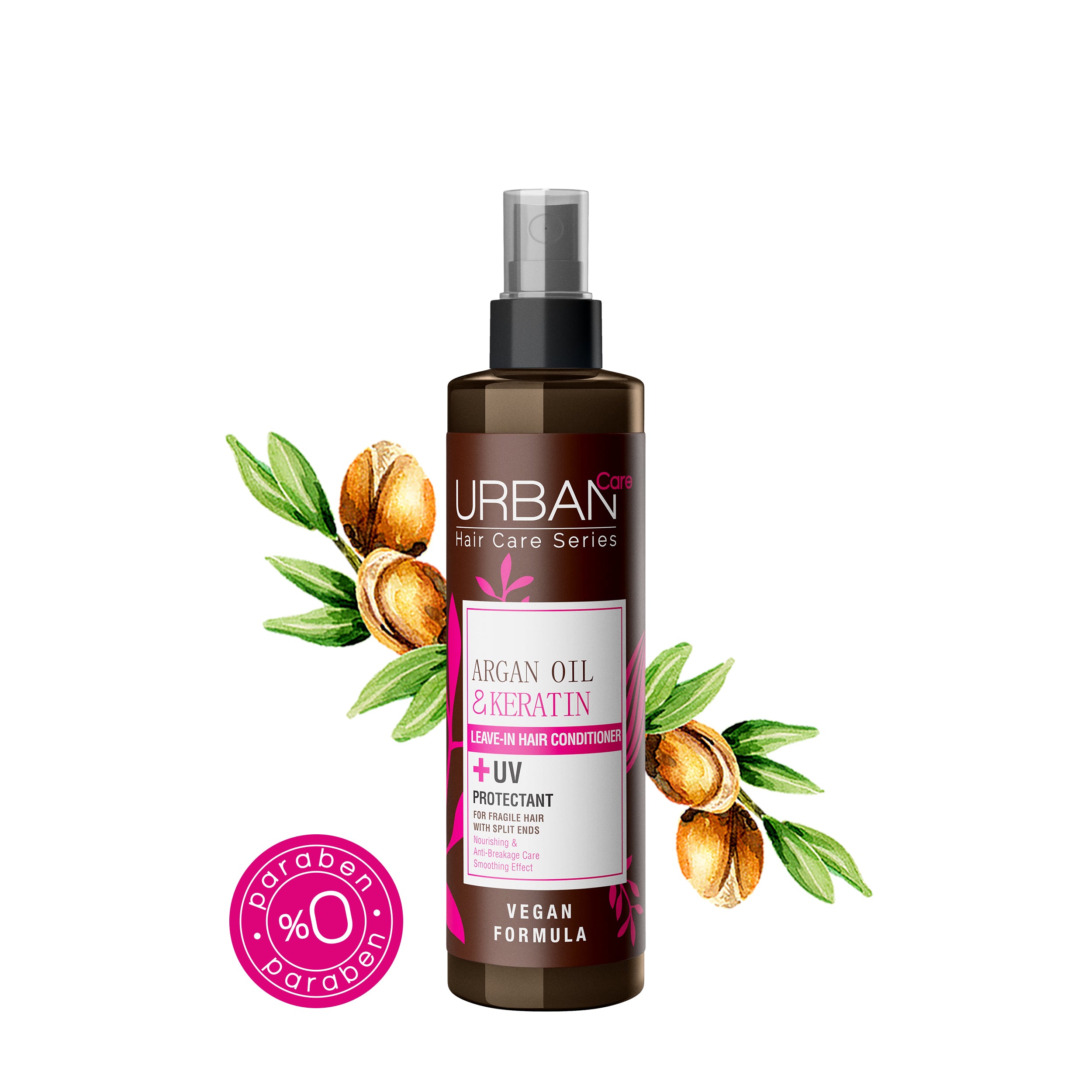 Urban Care - ARGAN OIL & KERATIN LEAVE IN CONDITIONER SPRAY(2PHASE) - 200 ml