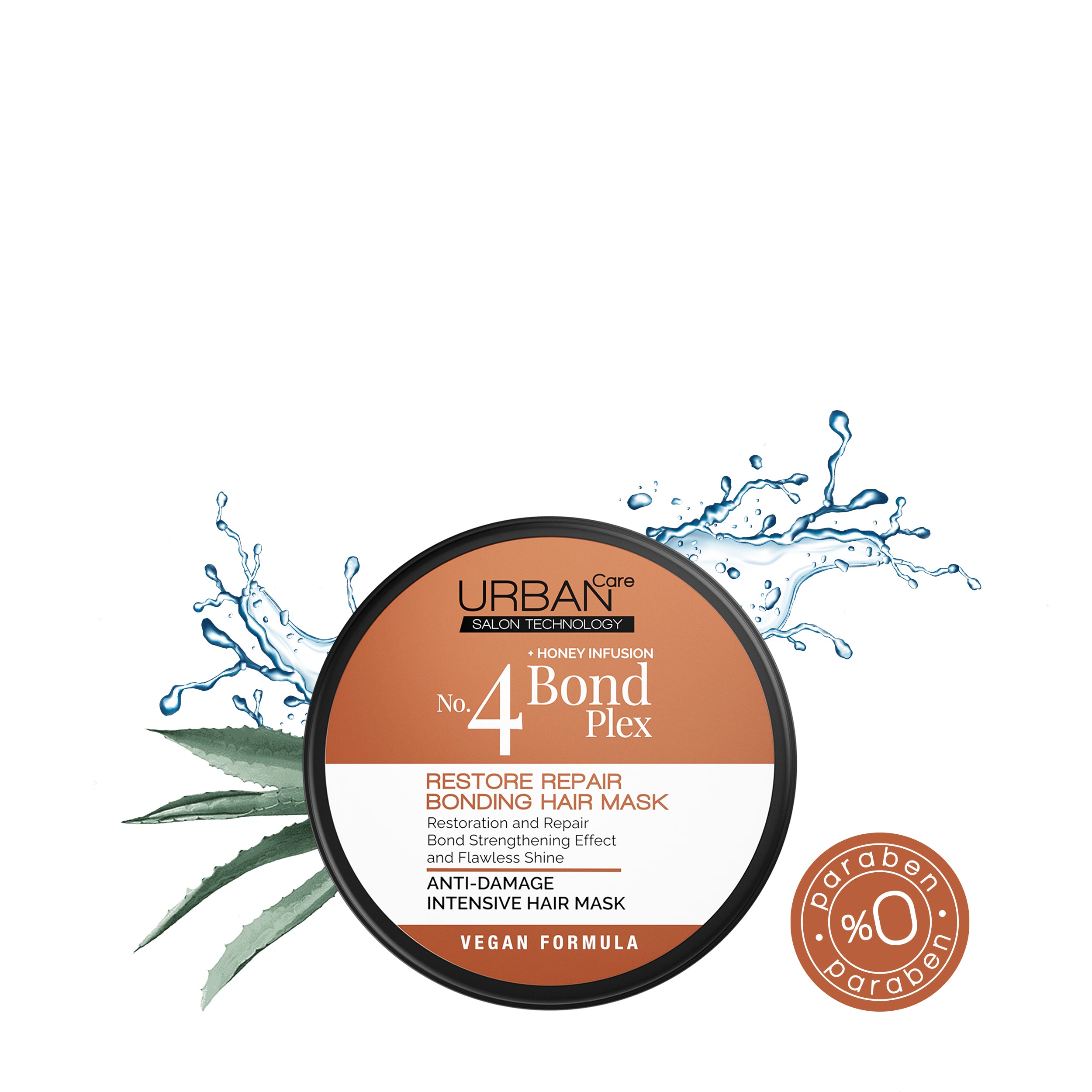 Urban Care - NO:4 BOND PLEX RESTORE REPAIR BONDING HAIR MASK - 230 ml