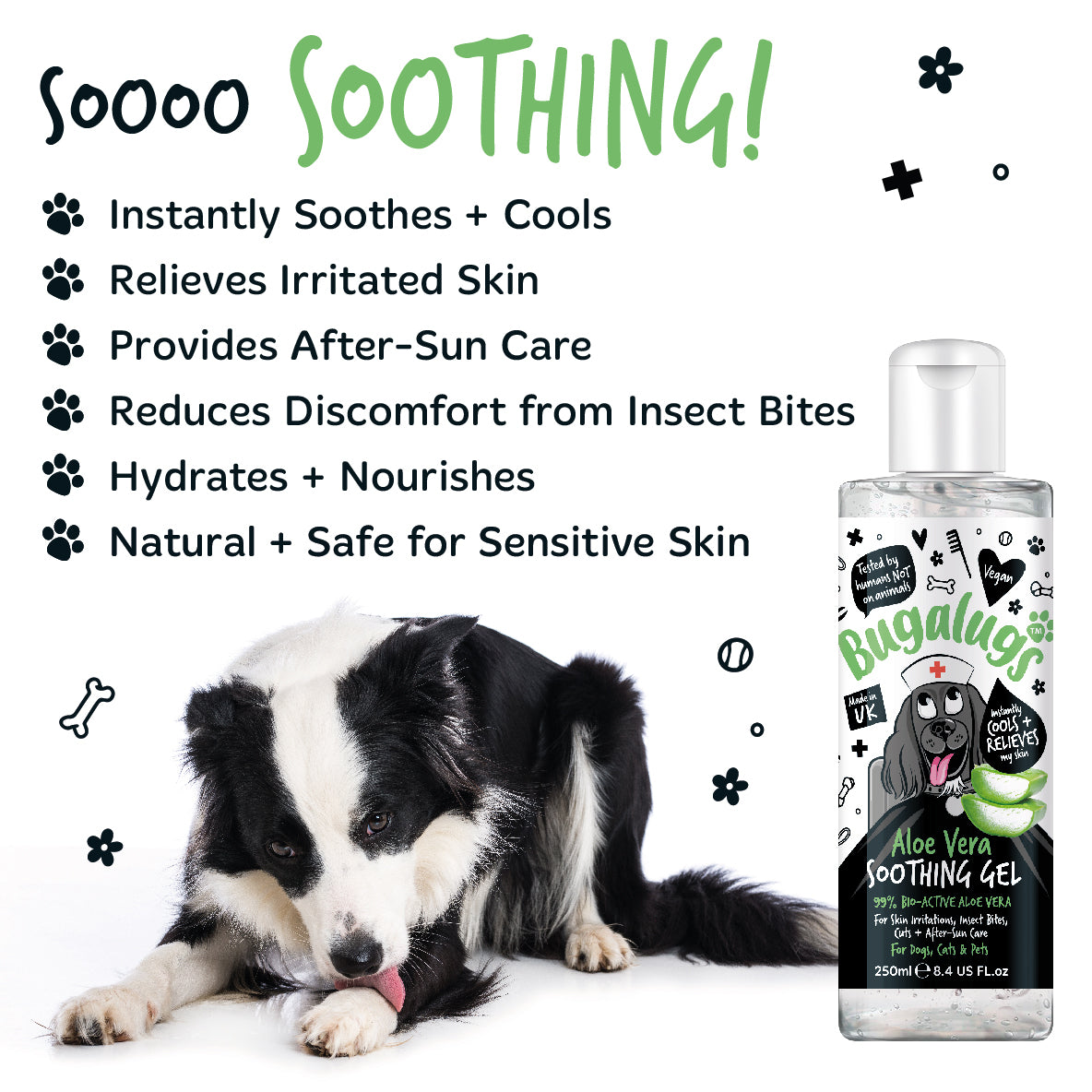 Bugalugs - ALOE VERA SOOTHING GEL (Dogs & Cats)