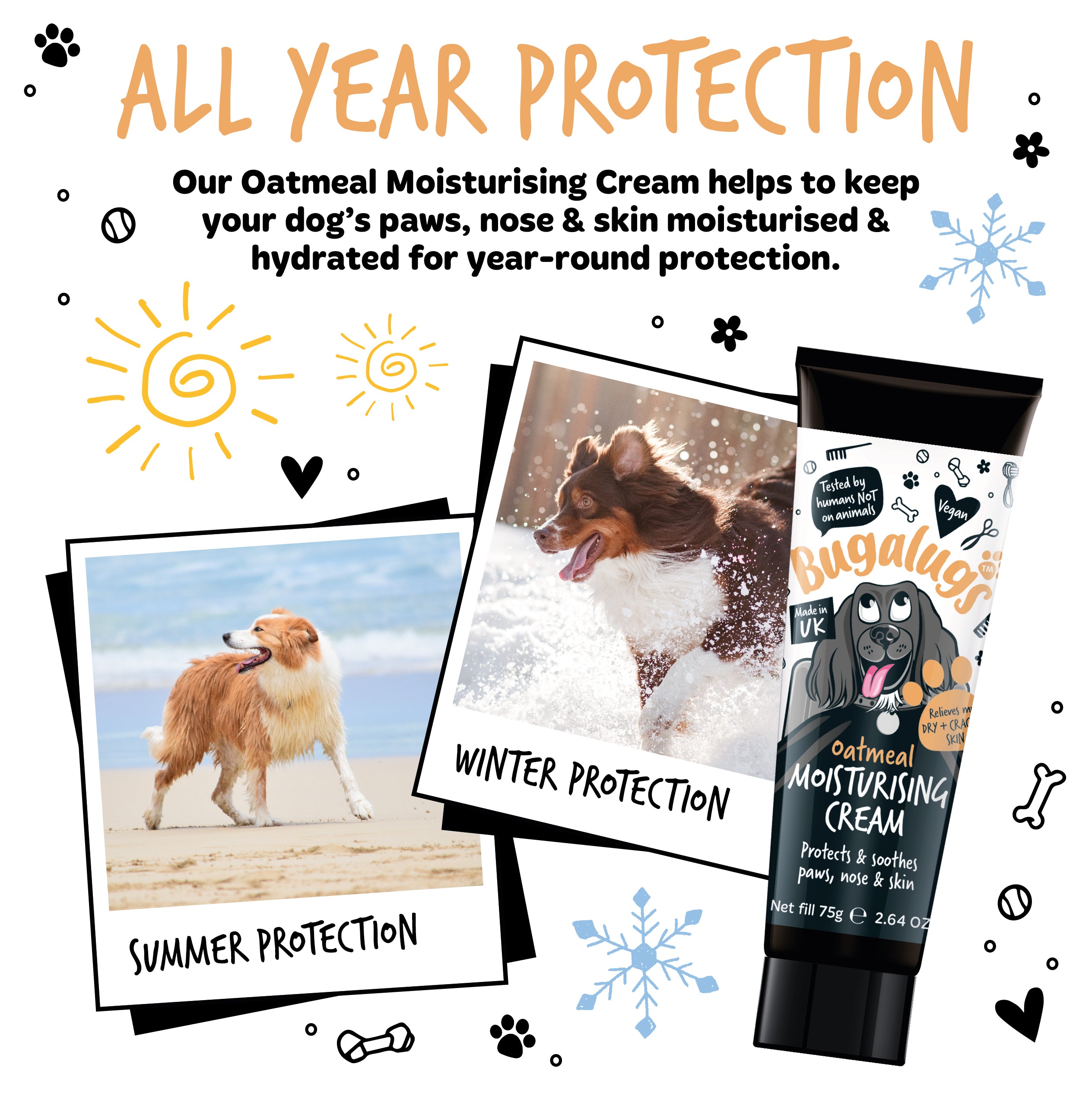 Bugalugs - Moisturising Cream (Nose, Paw & Skin)