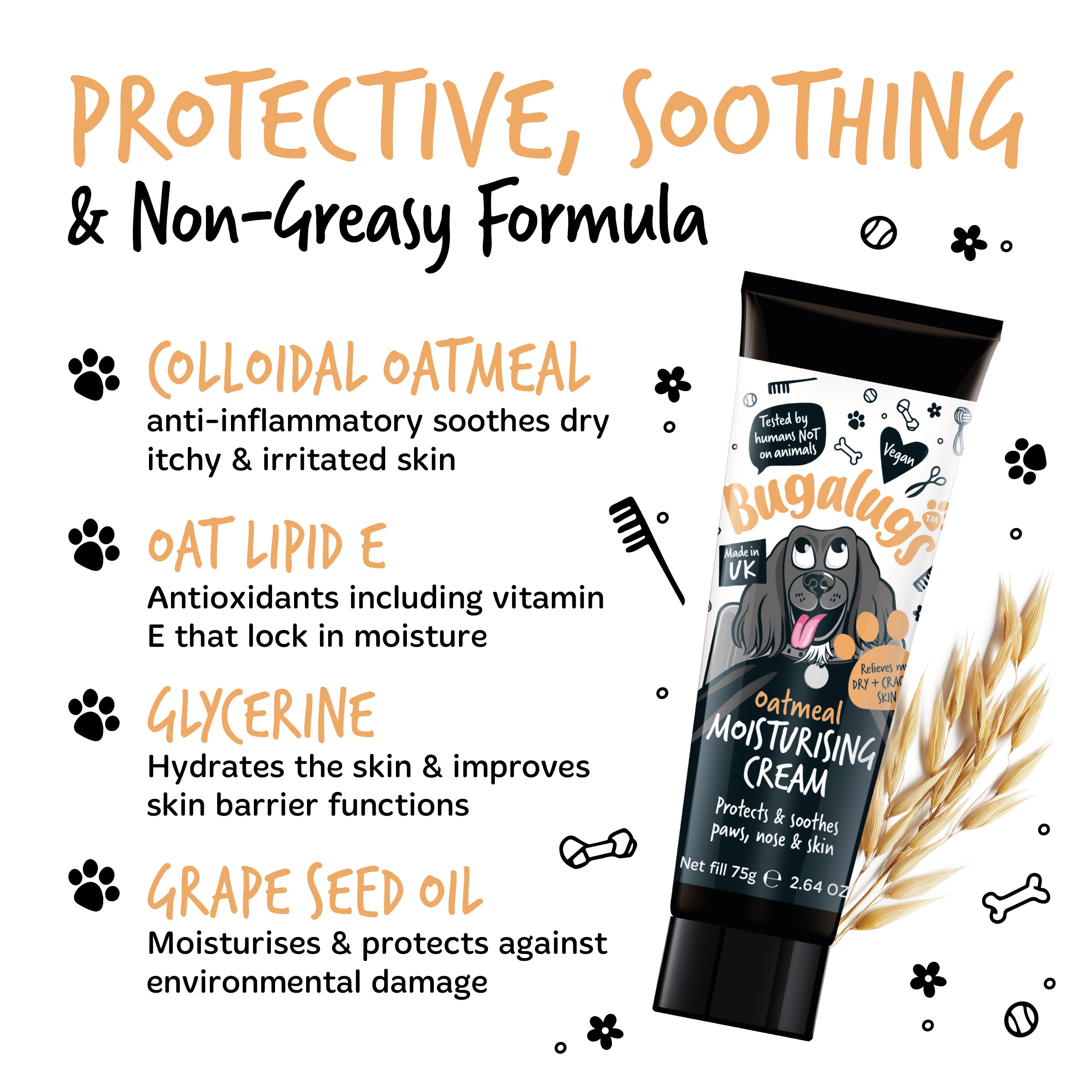 Bugalugs - Moisturising Cream (Nose, Paw & Skin)