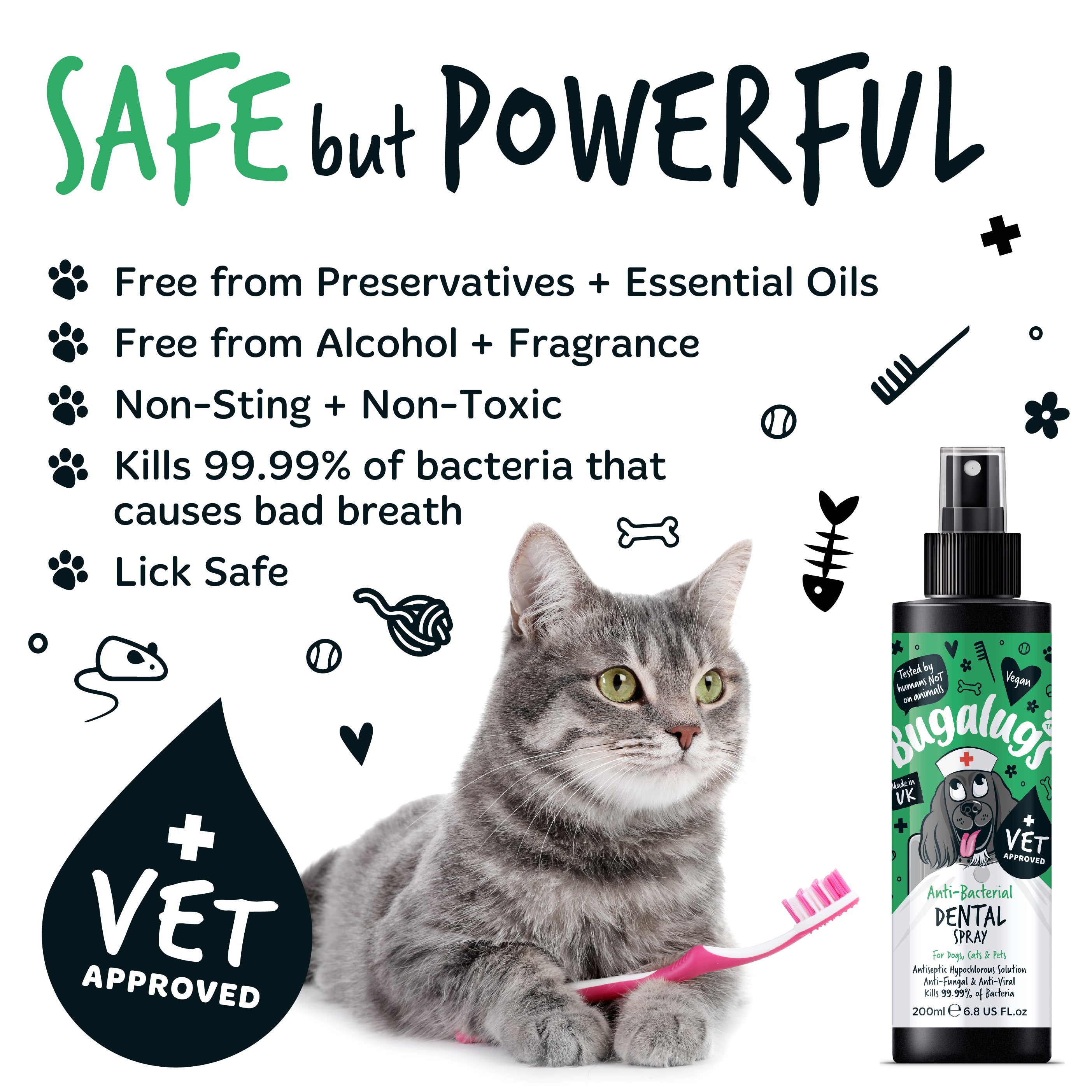 Bugalugs - Anti-Bacterial Dental Spray
