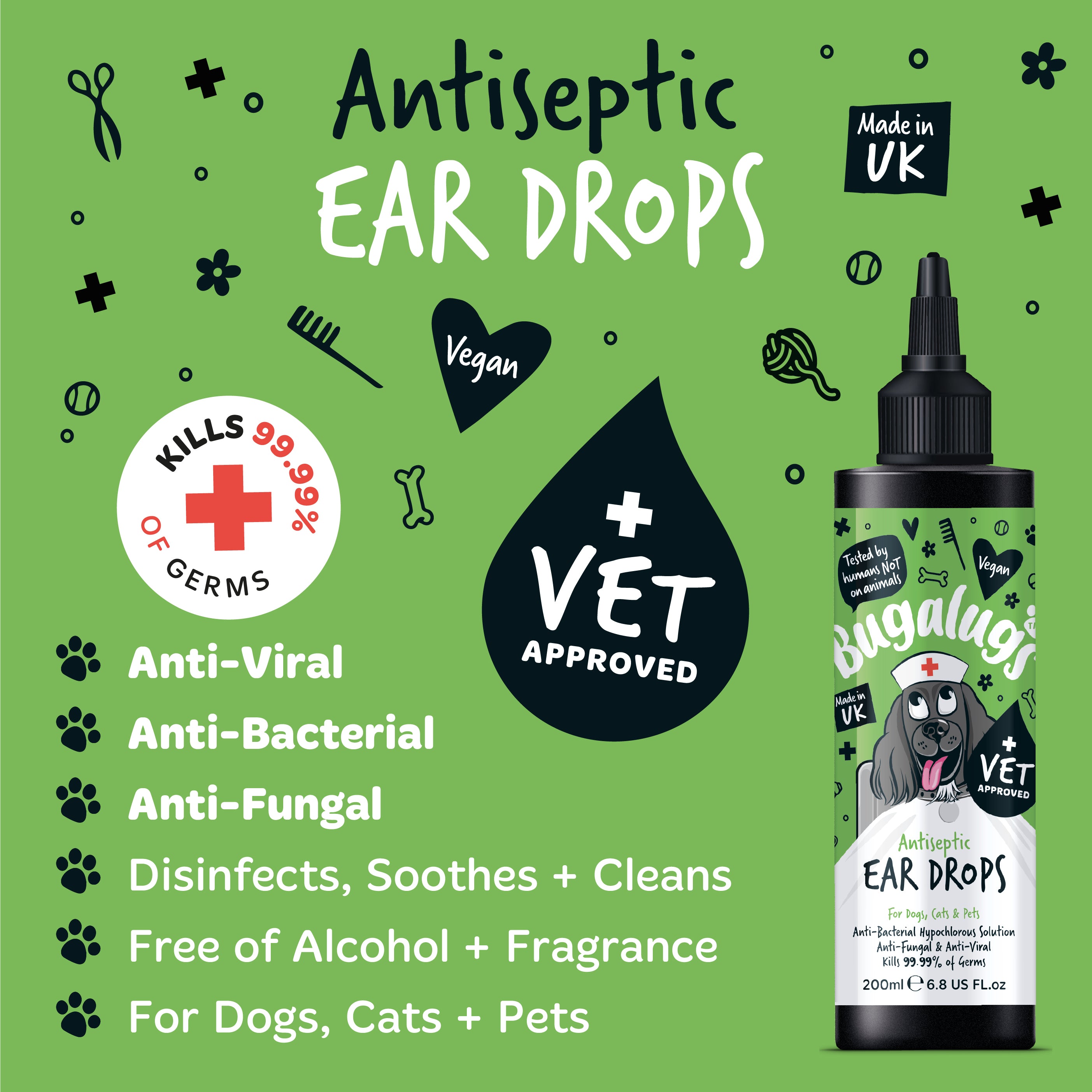 Bugalugs - Antiseptic Ear Drops