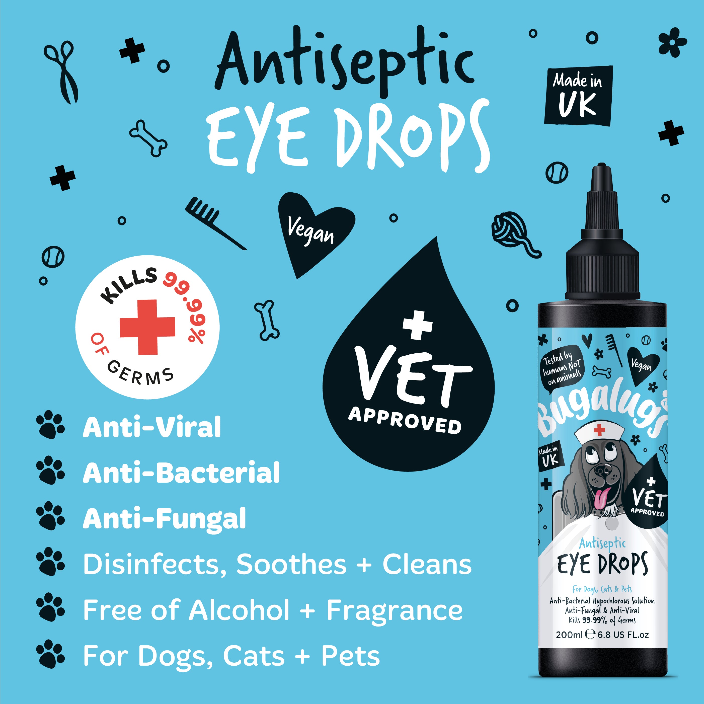 Bugalugs - Antiseptic Eye Drops
