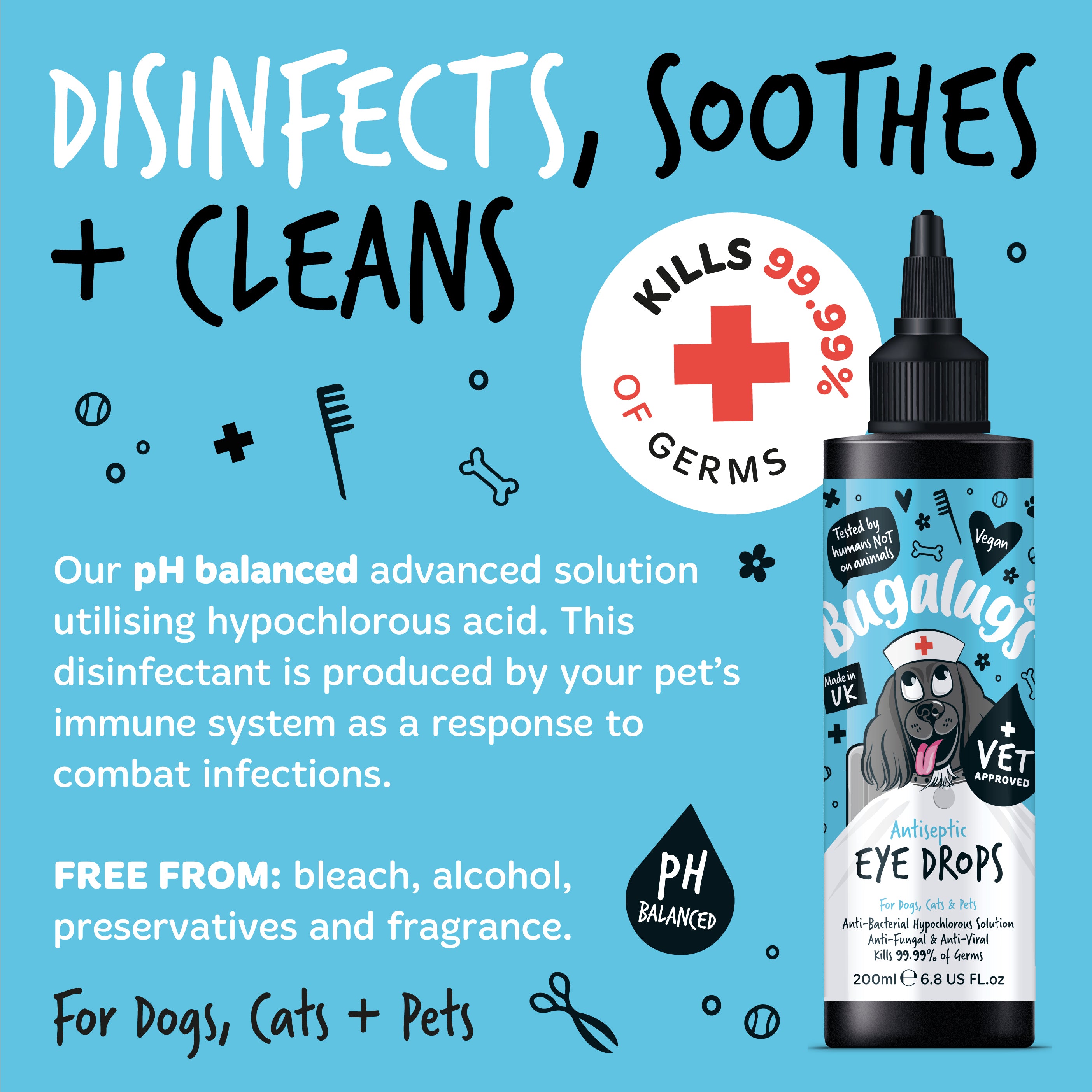 Bugalugs - Antiseptic Eye Drops