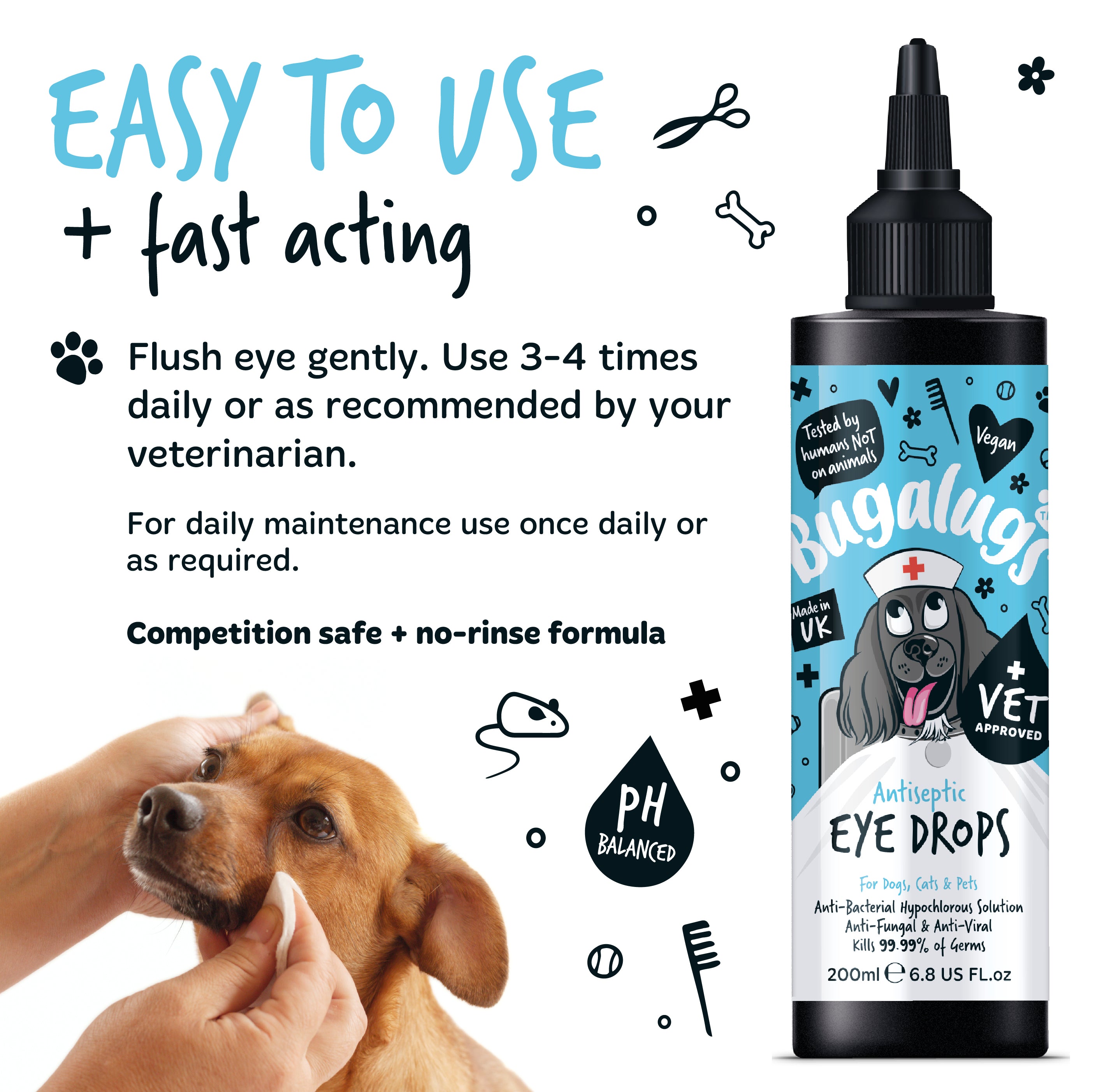 Bugalugs - Antiseptic Eye Drops