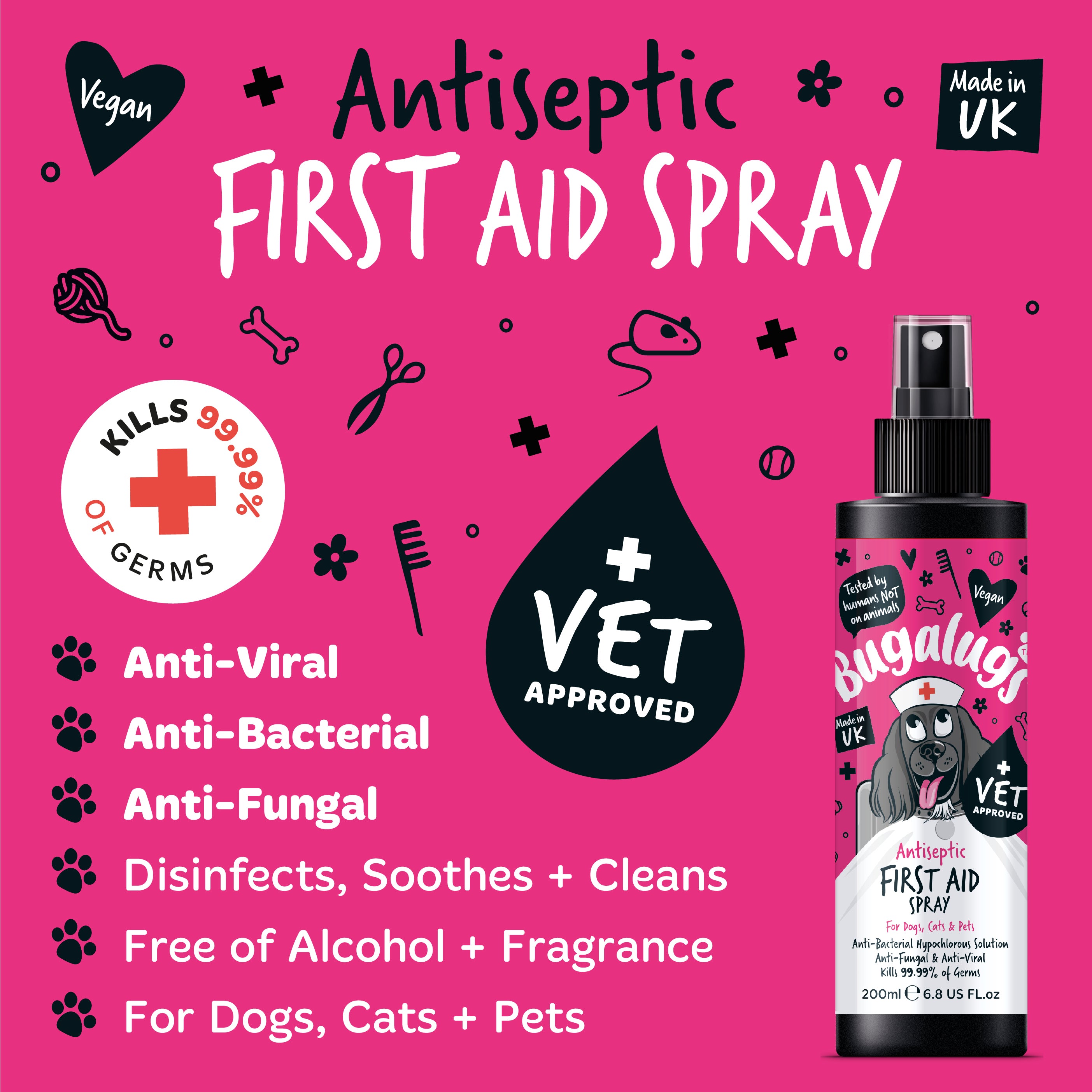 Bugalugs - Antiseptic First Aid Spray
