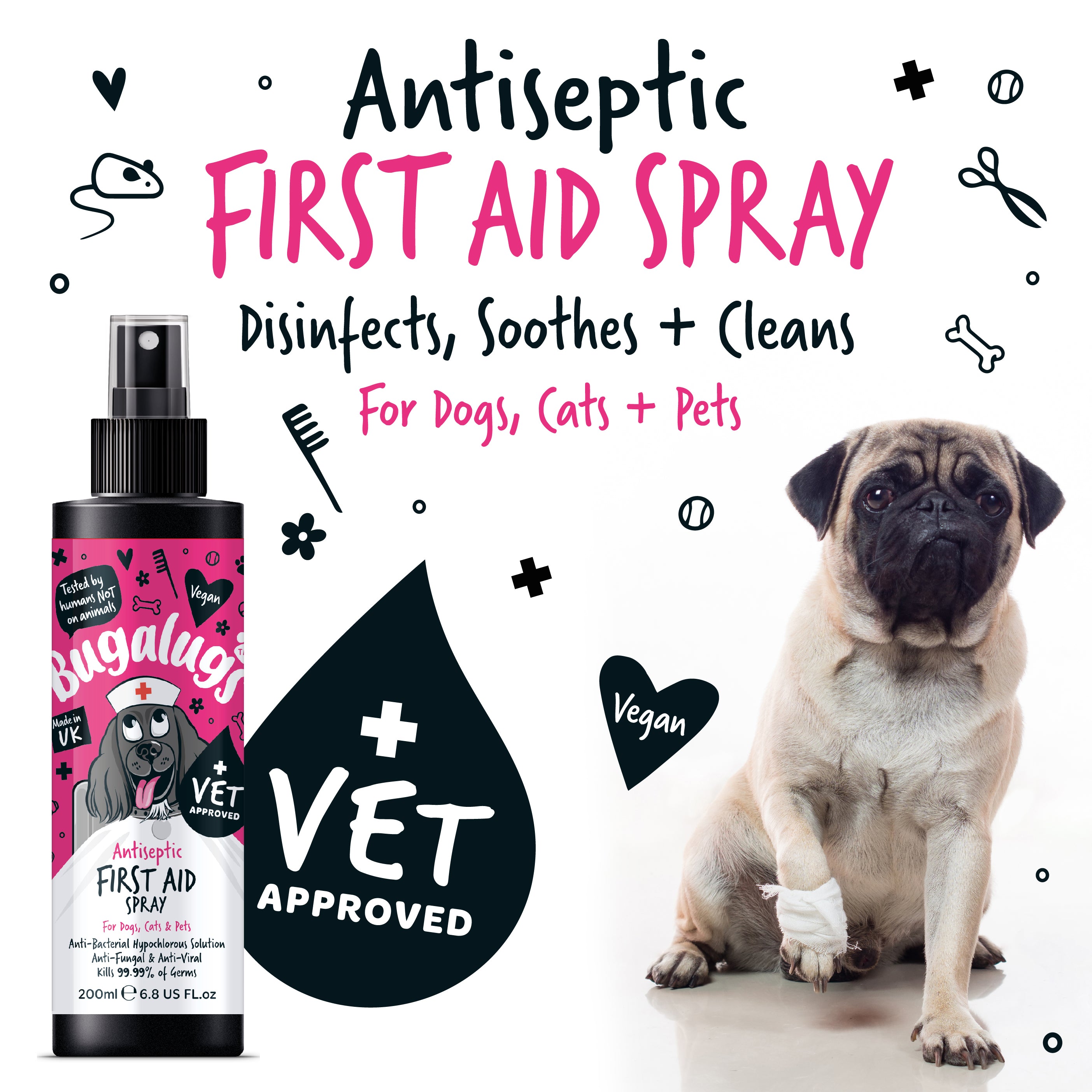 Bugalugs - Antiseptic First Aid Spray