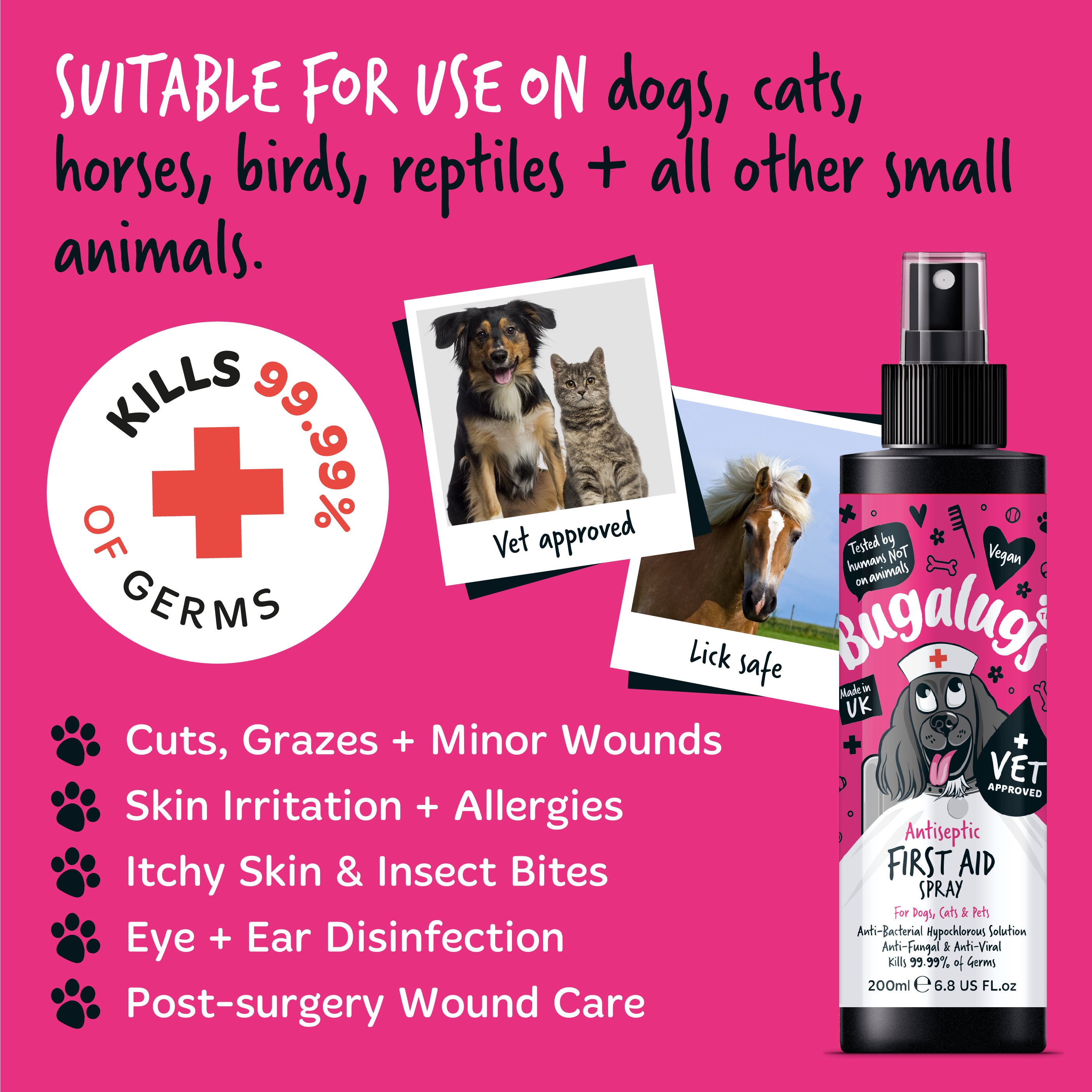 Bugalugs - Antiseptic First Aid Spray