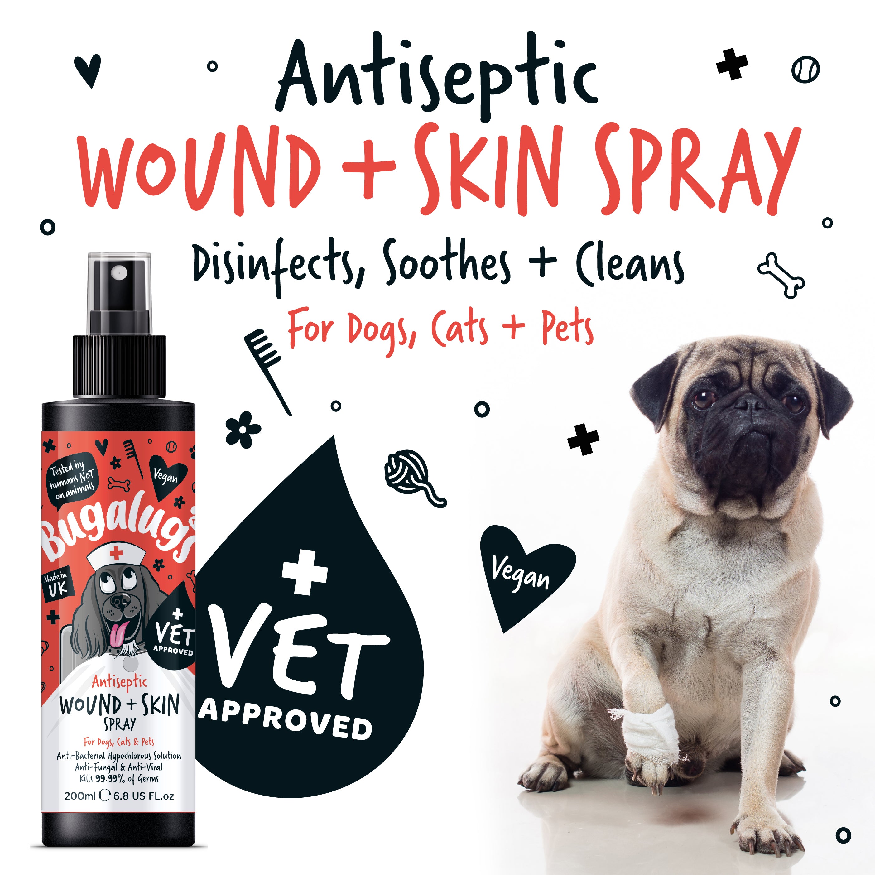 Bugalugs - Antiseptic Wound & Skin Spray