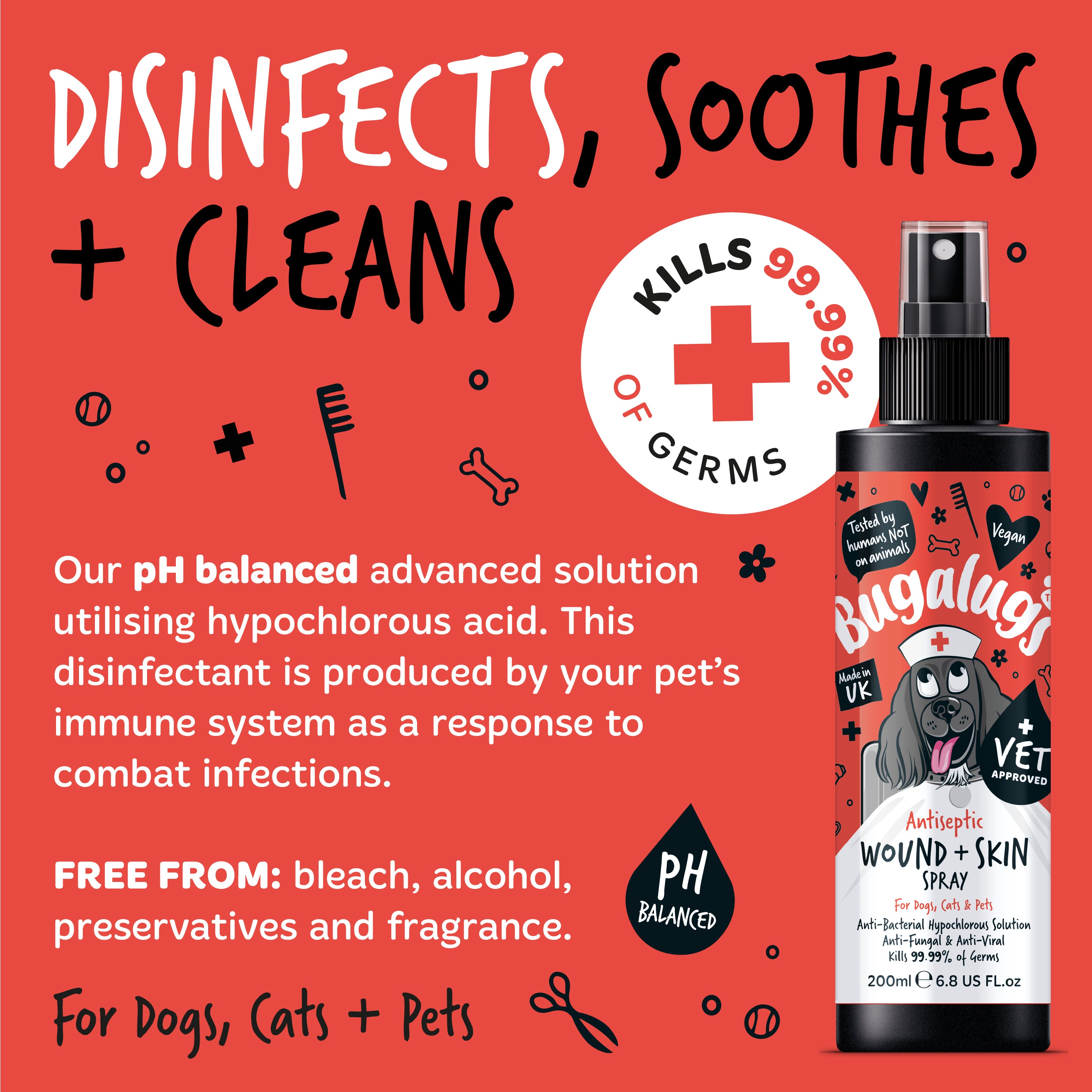 Bugalugs - Antiseptic Wound & Skin Spray