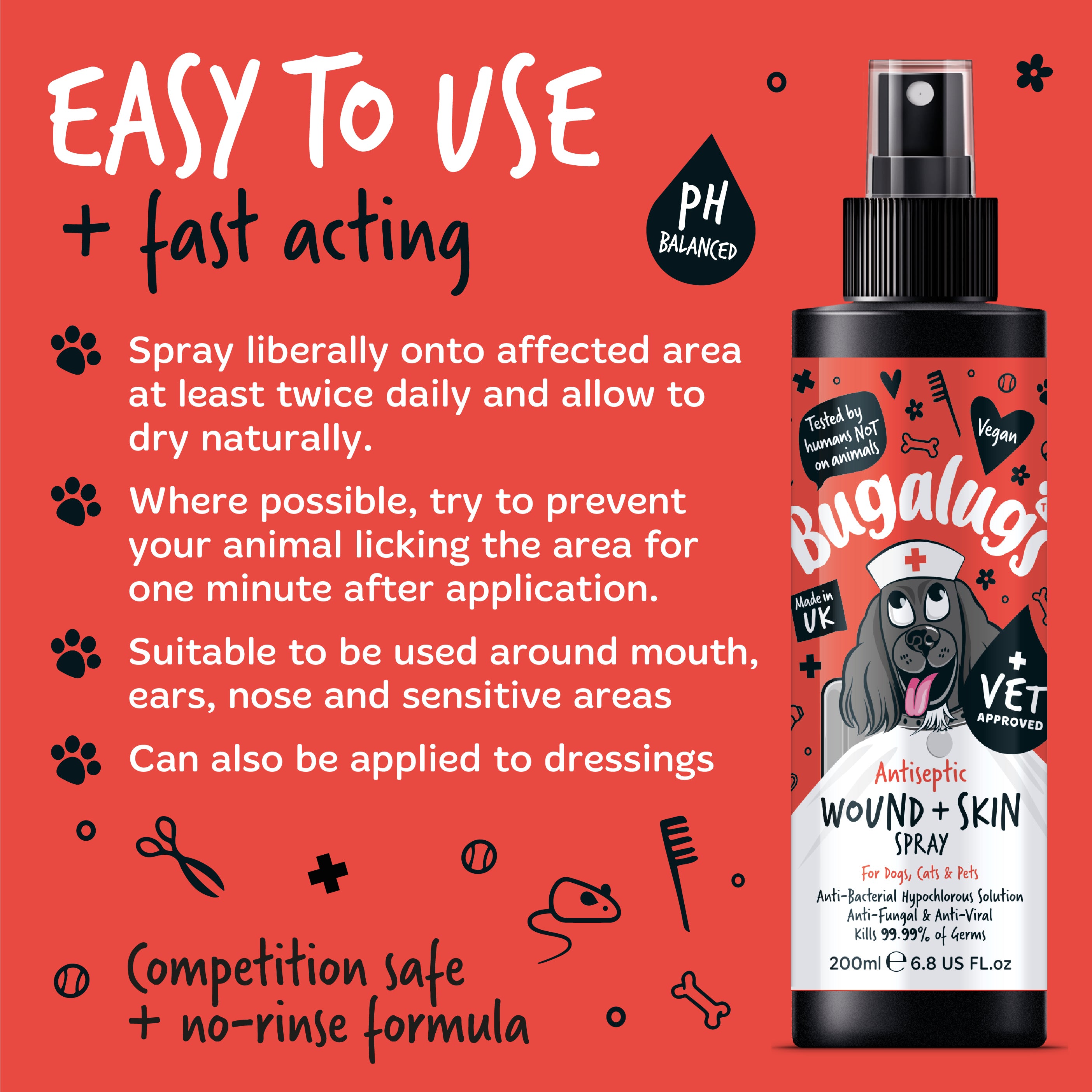 Bugalugs - Antiseptic Wound & Skin Spray