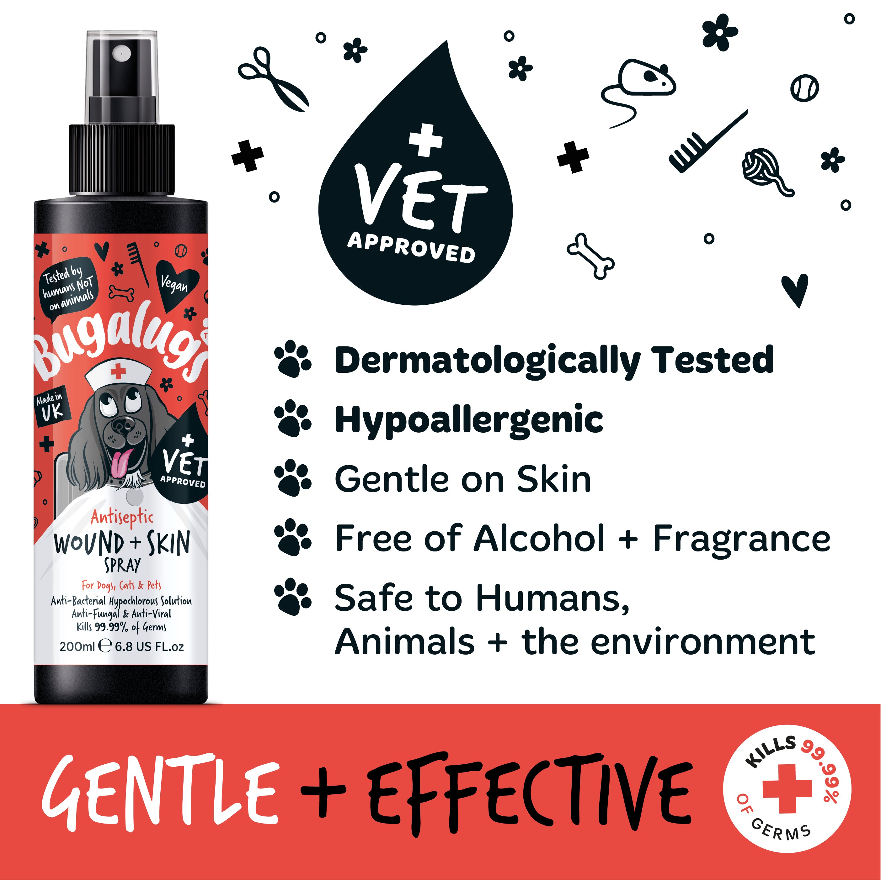 Bugalugs - Antiseptic Wound & Skin Spray
