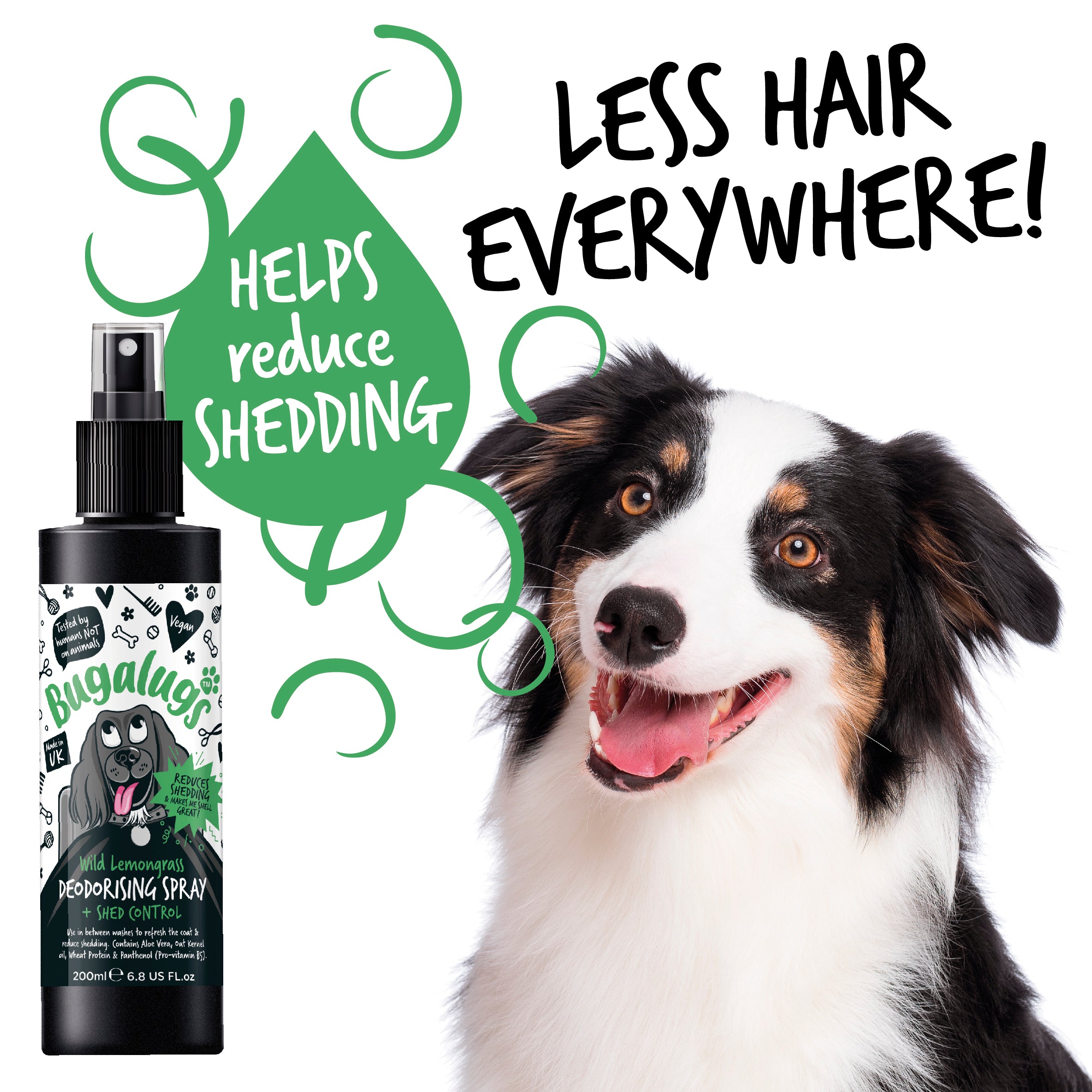 Bugalugs - DEODORISING SPRAY (Shed Control)
