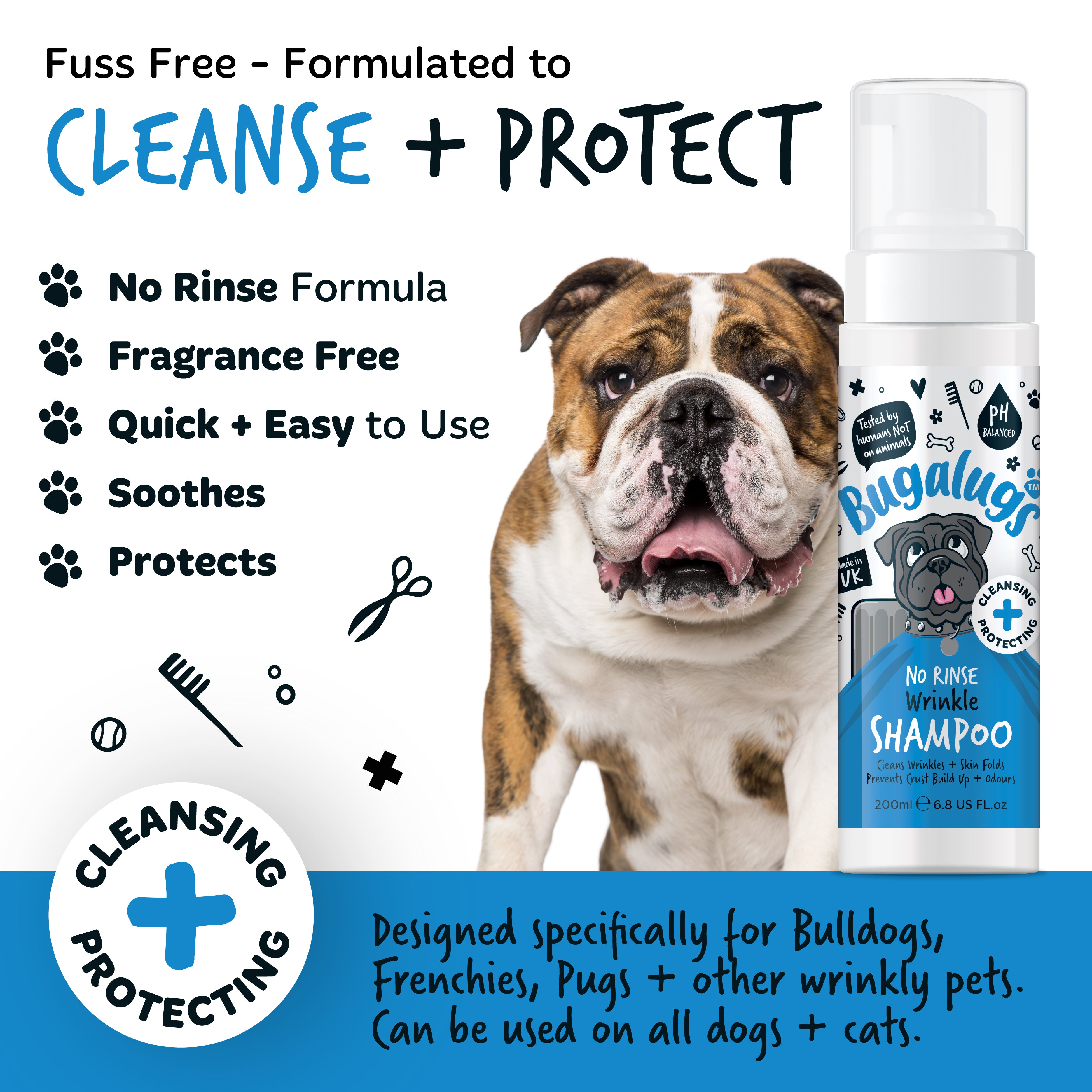 Bugalugs - Wrinkle No Rinse 200ml