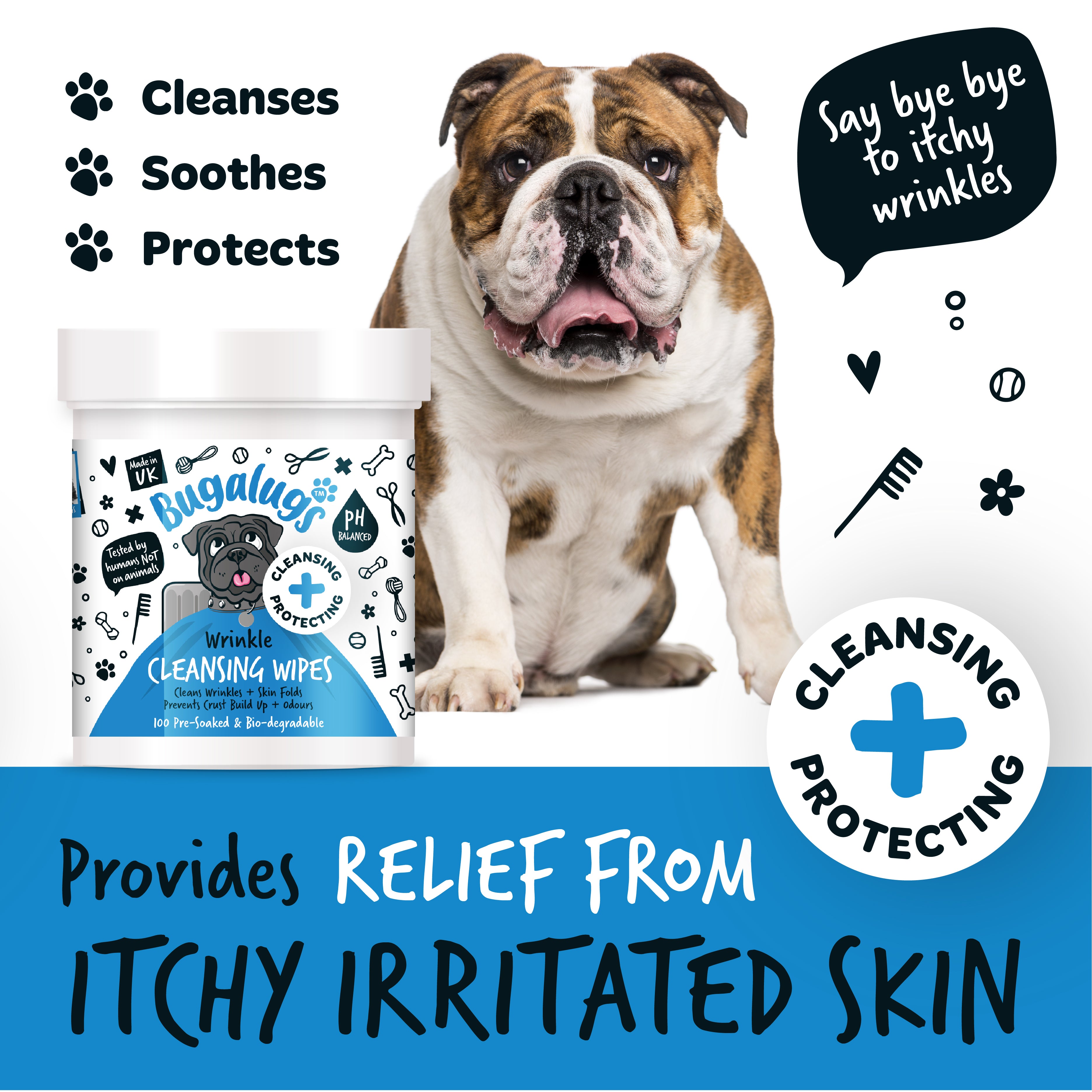 Bugalugs - Wrinkle Wipe pads (100)