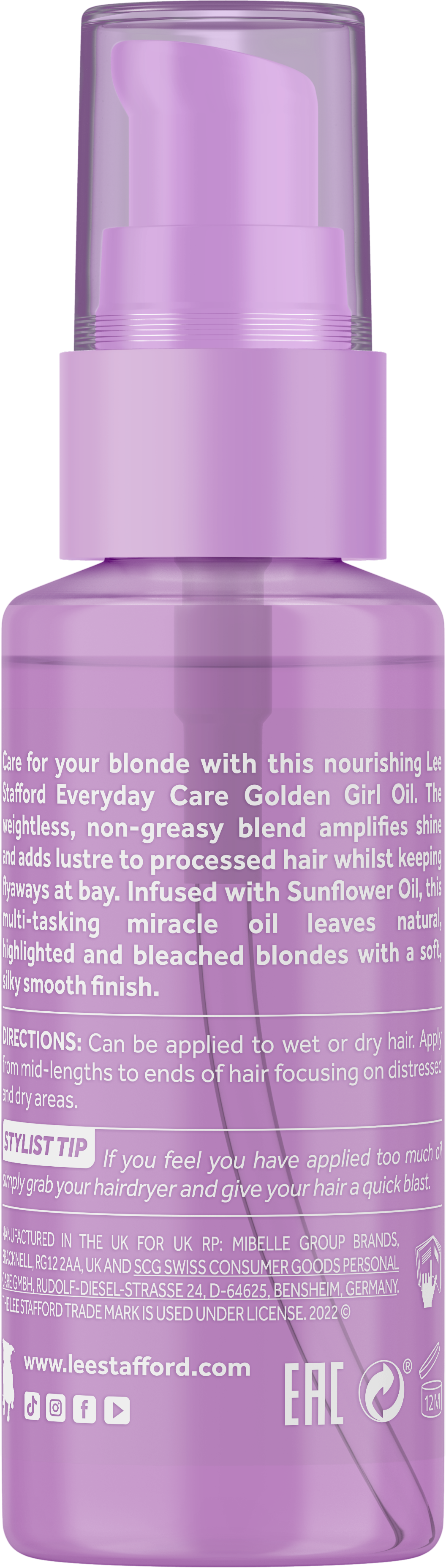 Lee Stafford - Bleach Blondes Everyday Care Golden Girl Oil - 50ml