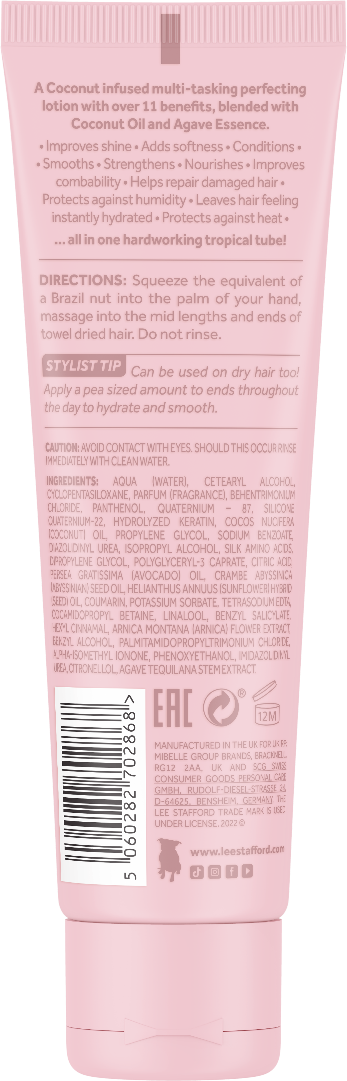 Lee Stafford - CoCo LoCo & Agave Blow & Go 11-in-1 Lotion - 100ml