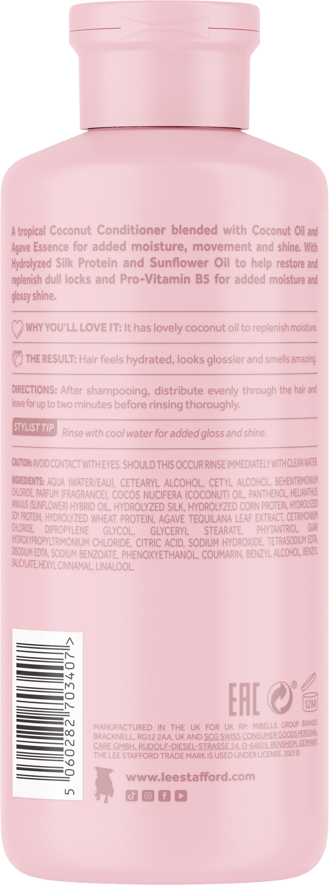 Lee Stafford - CoCo LoCo & Agave Shine Conditioner - 250ml