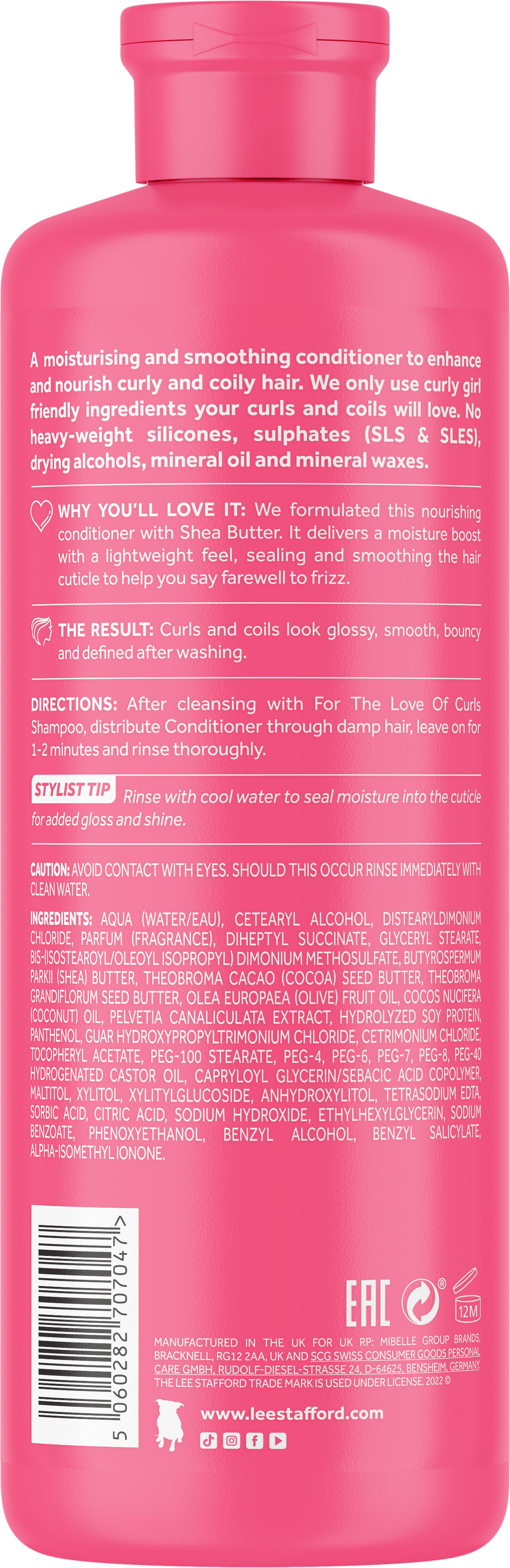 Lee Stafford - FTLOC Conditioner for Curls - 500ml