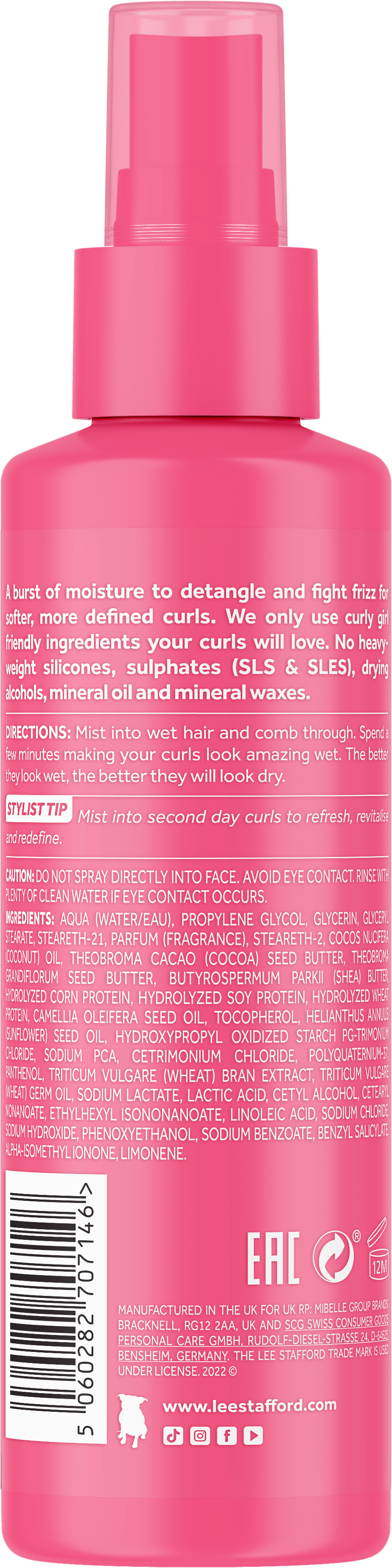 Lee Stafford - FTLOC Leave-In Moisture Mist - 150ml