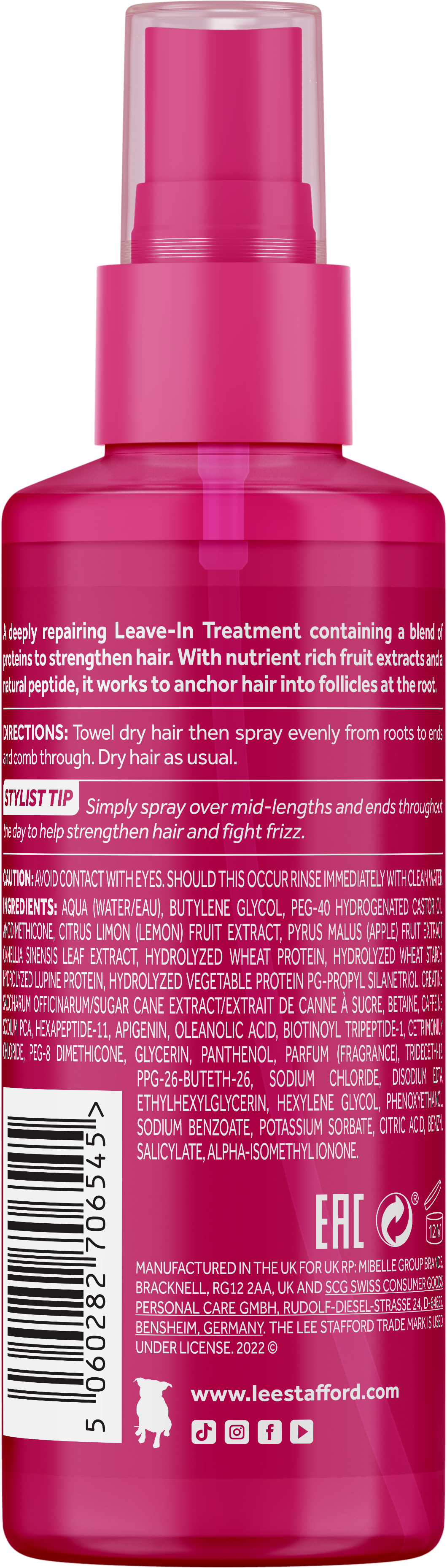 Lee Stafford - Grow Long & Strong Activation Leave-In Treatment - 100 ml