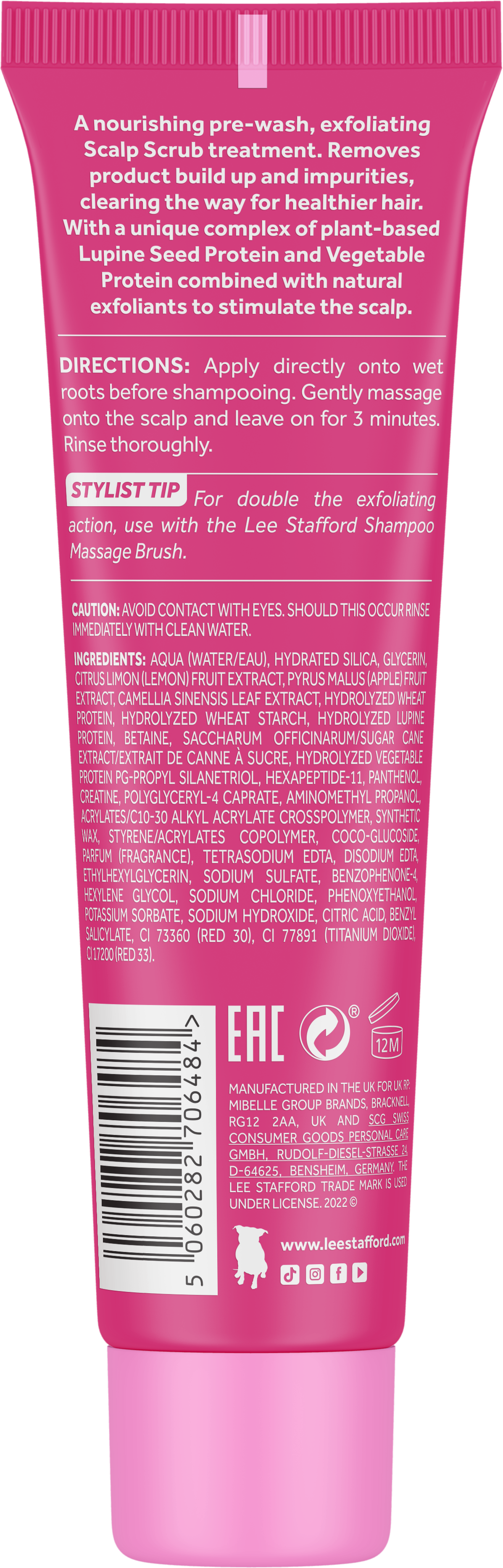Lee Stafford - Grow Long & Strong Stimulating Scalp Scrub - 100 ml