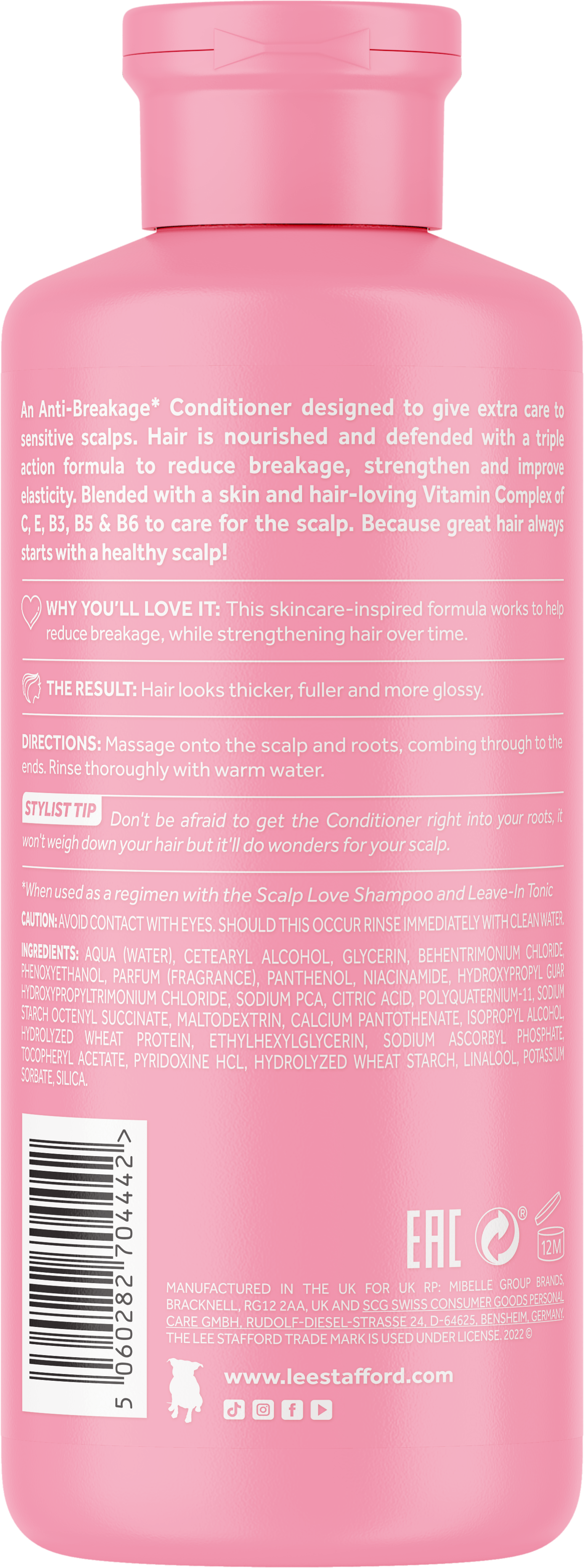 Lee Stafford - Scalp Love Anti Breakage Conditioner - 250ml