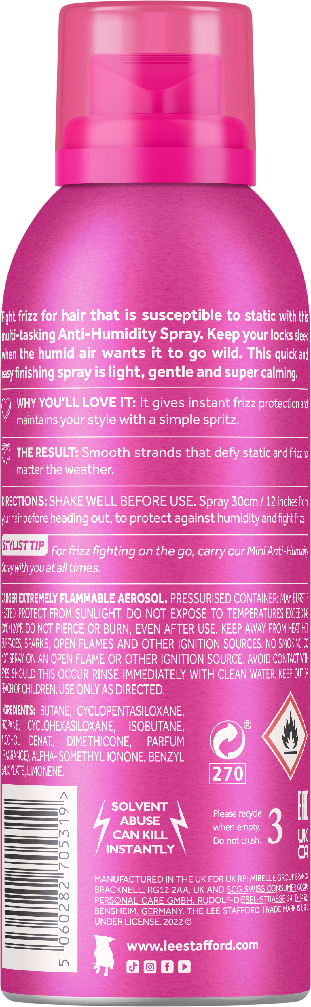 Lee Stafford - Dehumidifier - 200ml