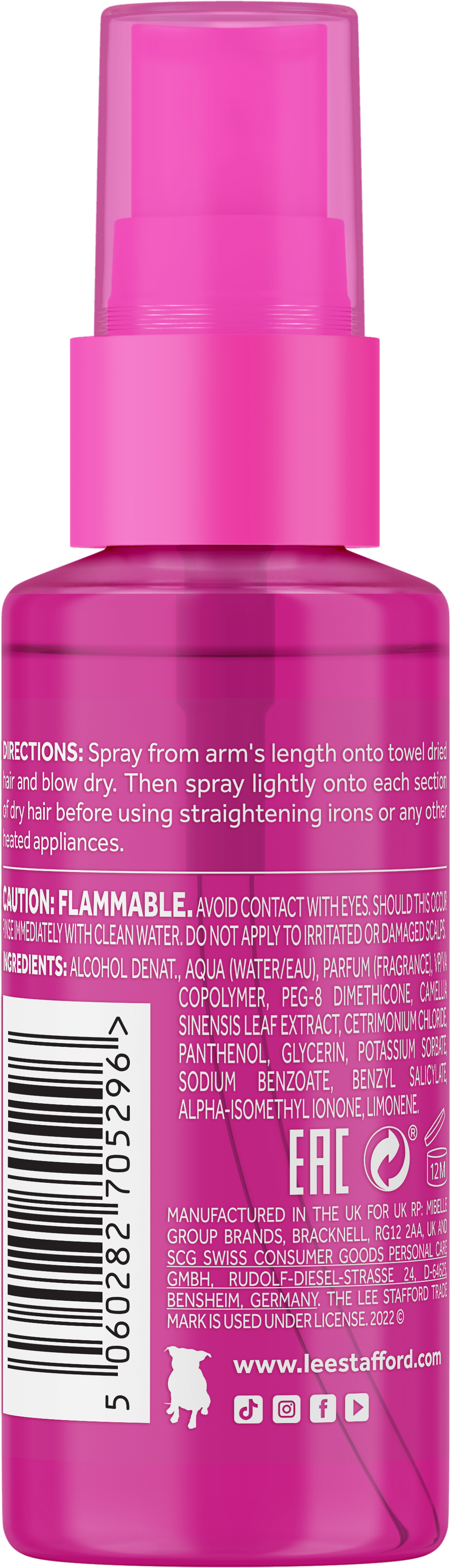 Lee Stafford - Lee Stafford Original Heat Protection Shine Mist - 50 ml