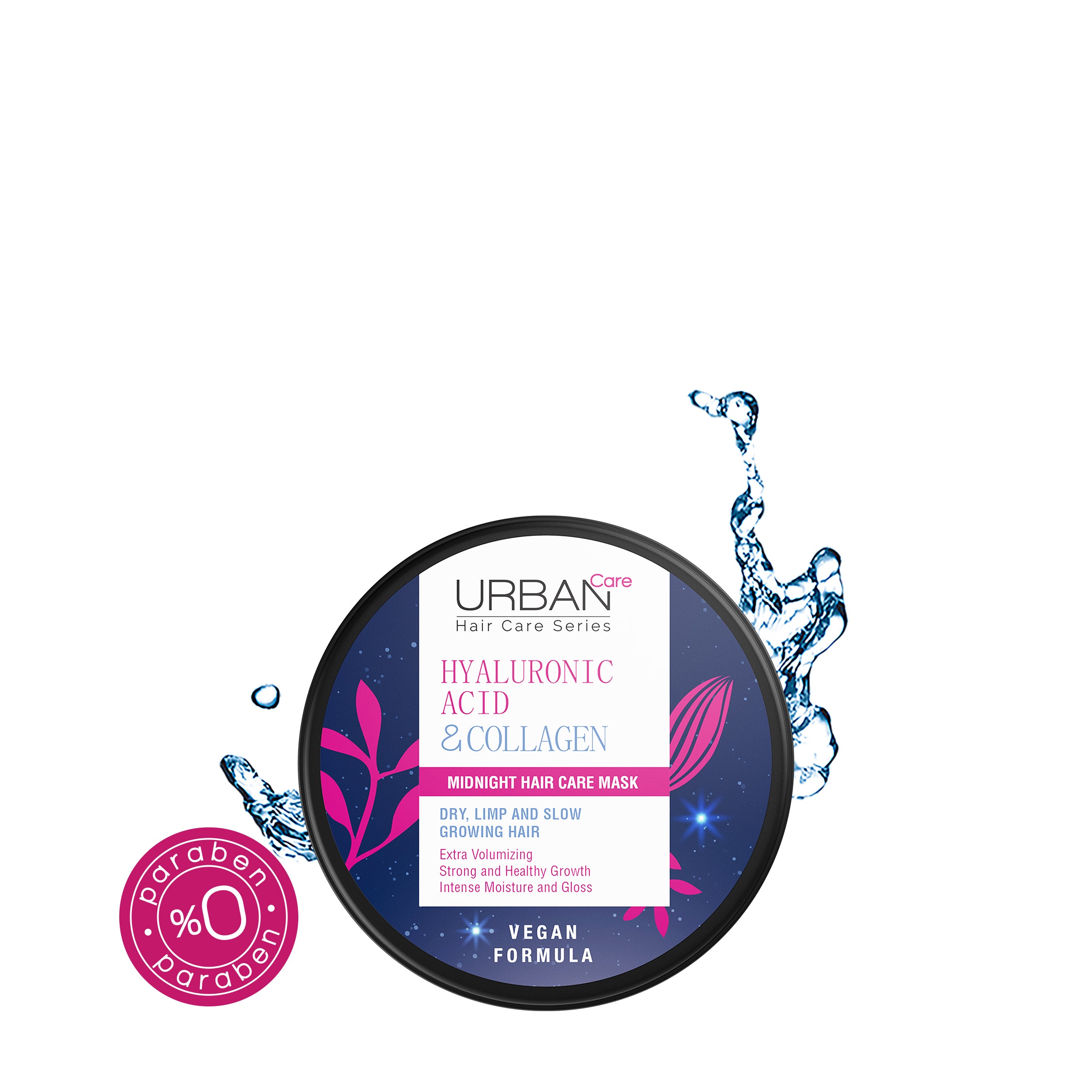 Urban Care - HYALURONIC ACID &COLLAGEN NIGHT MASK - 230 ml