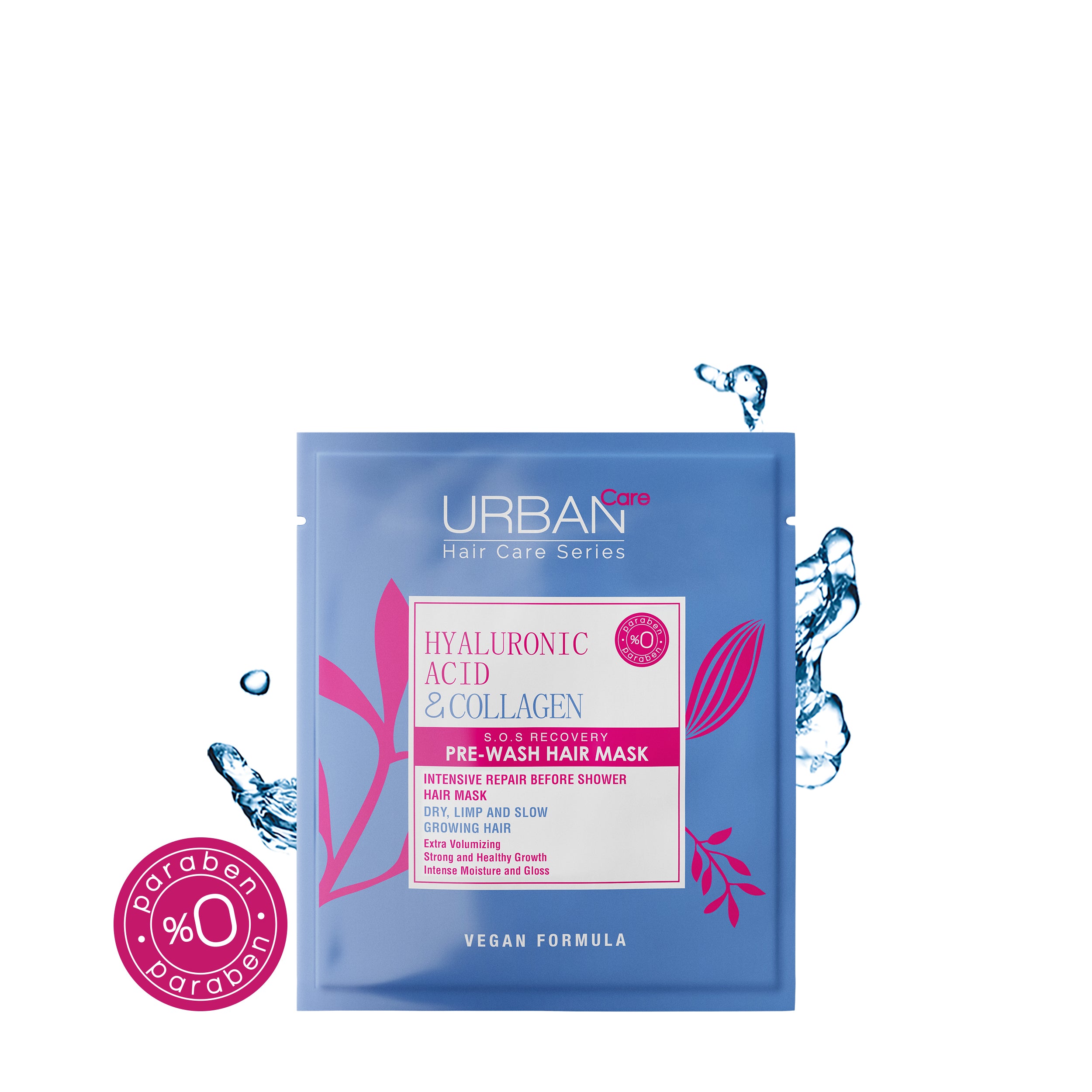 Urban Care - HYALURONIC ACID &COLLAGENS.O.SRECOVERYPRE-HAIRMASK - 50 ml