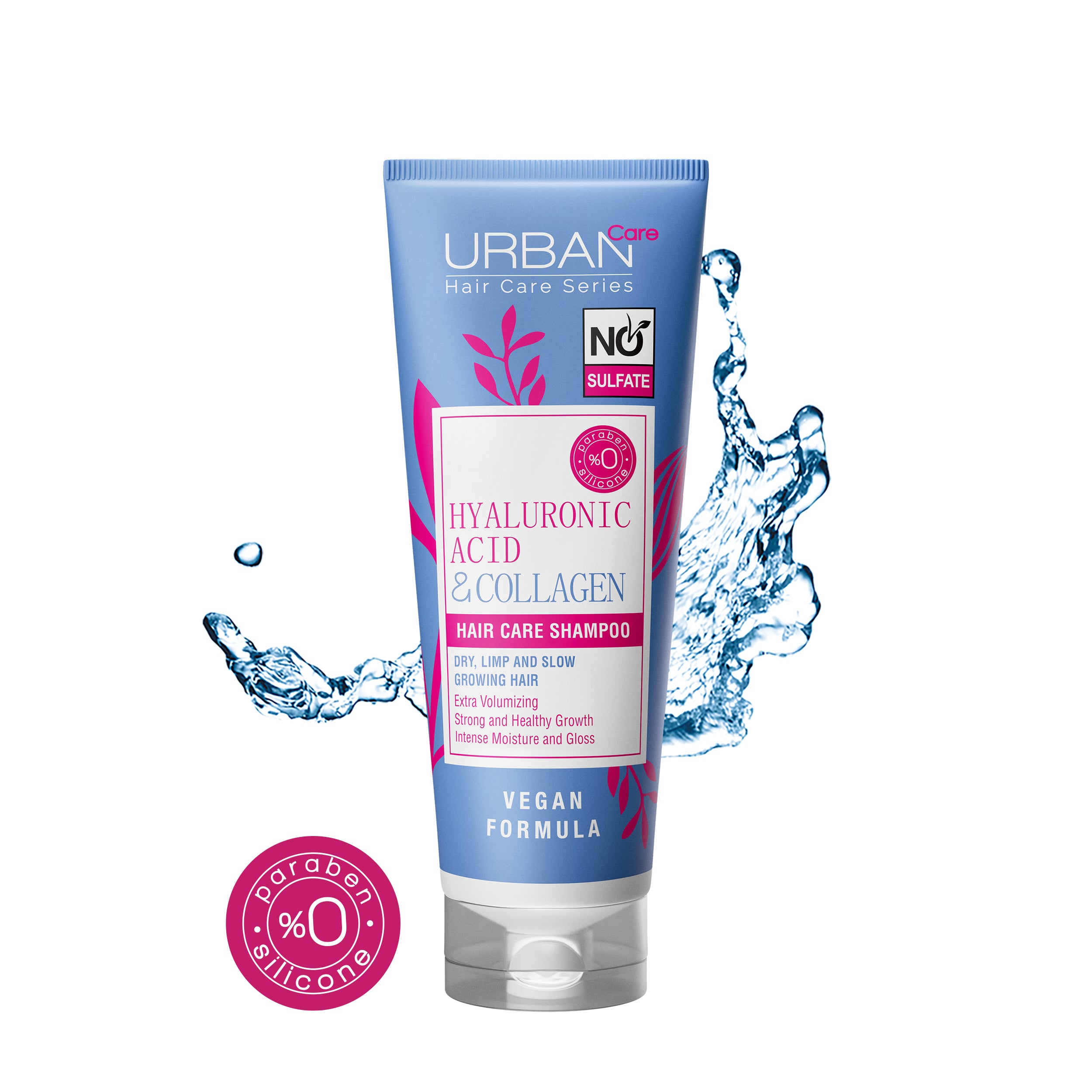 Urban Care - HYALURONIC ACID & COLLAGEN NO SULFATE SHAMPOO - 250 ml