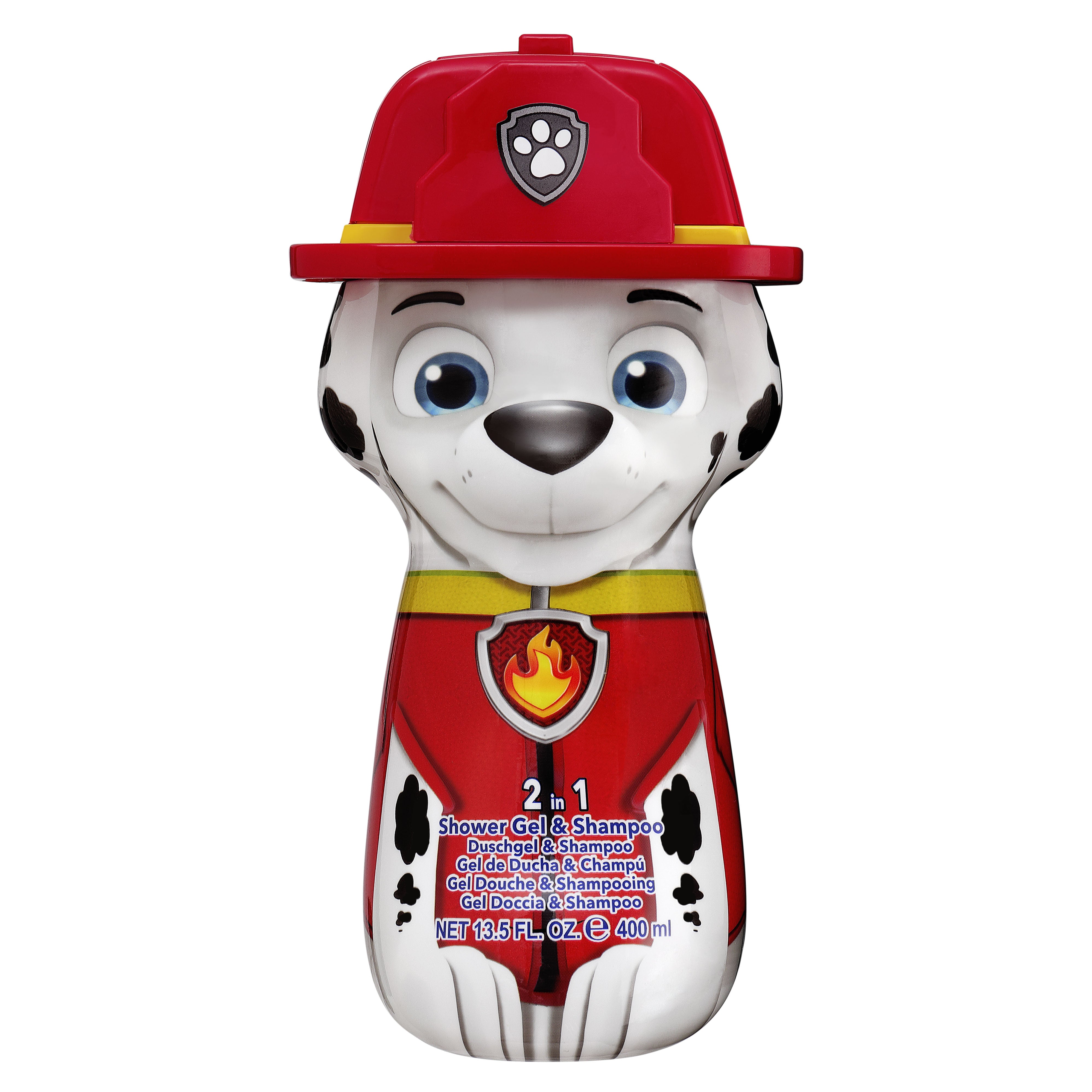 Disney - Paw Patrol Shower Gel & Shampoo 2D Marshall - 400 ml