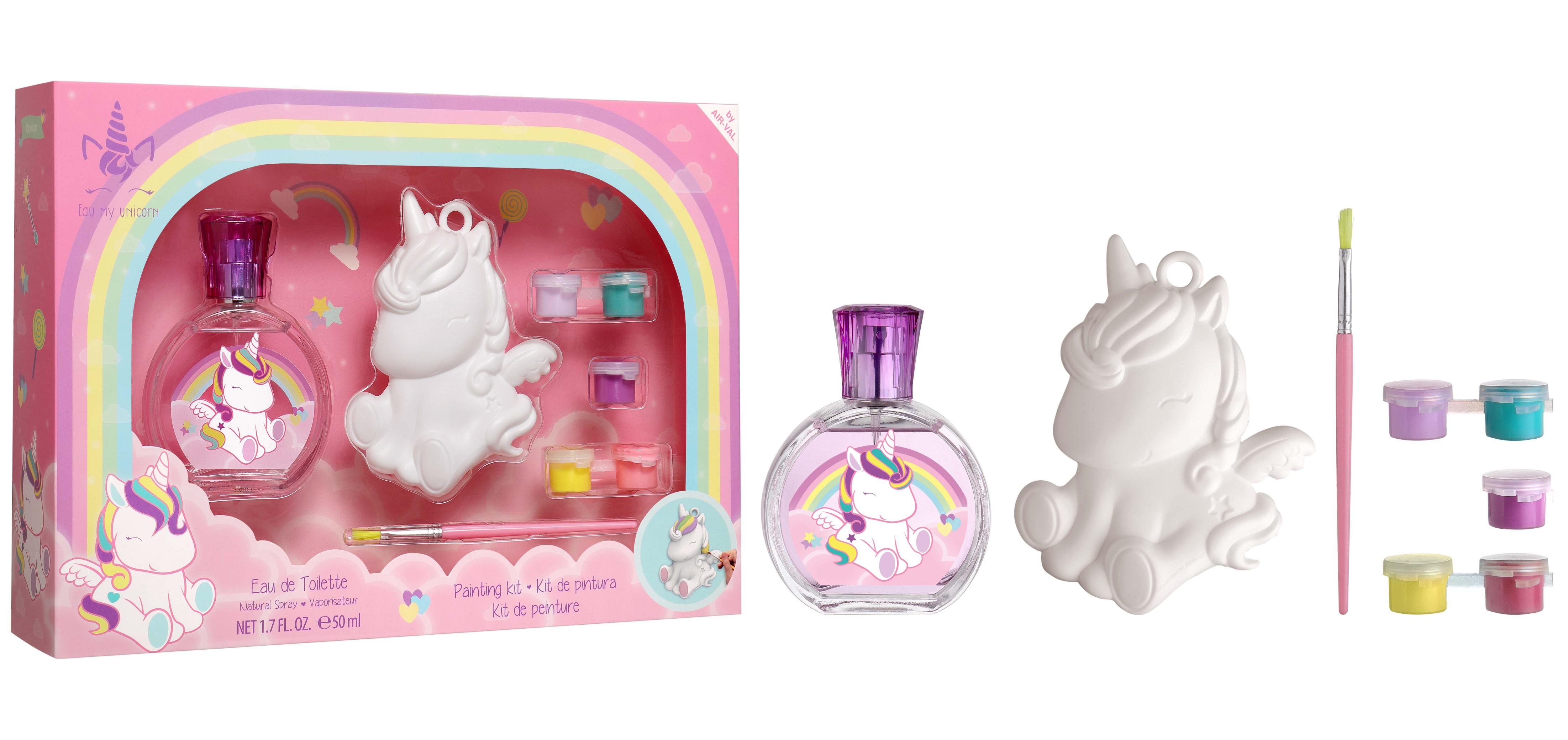 Disney - Eau My Unicorn Set EDT 50 ML + Make up kit