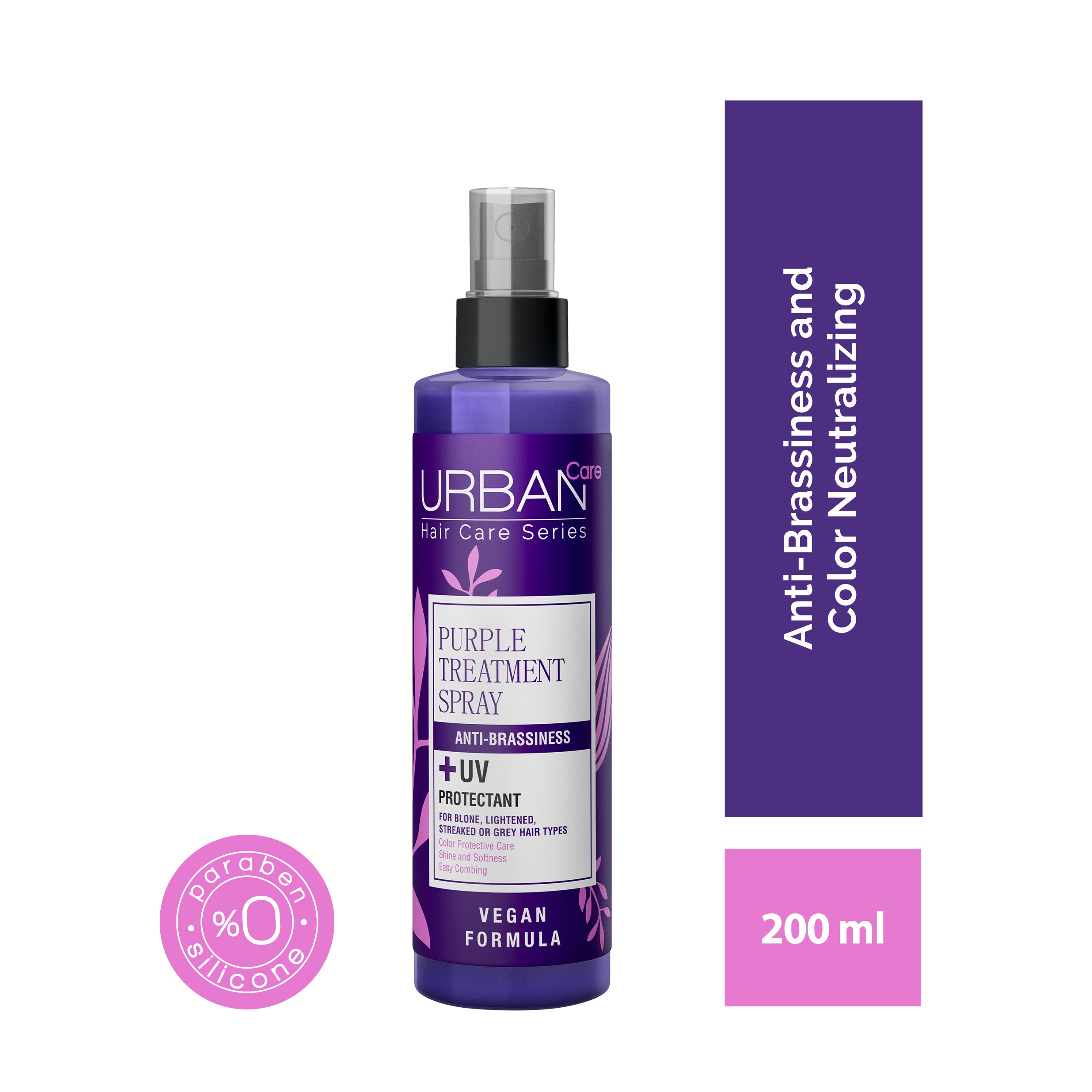 Urban Care - PURPLE LEAVE IN CONDITIONER SPRAY(2PHASE) - 200 ml