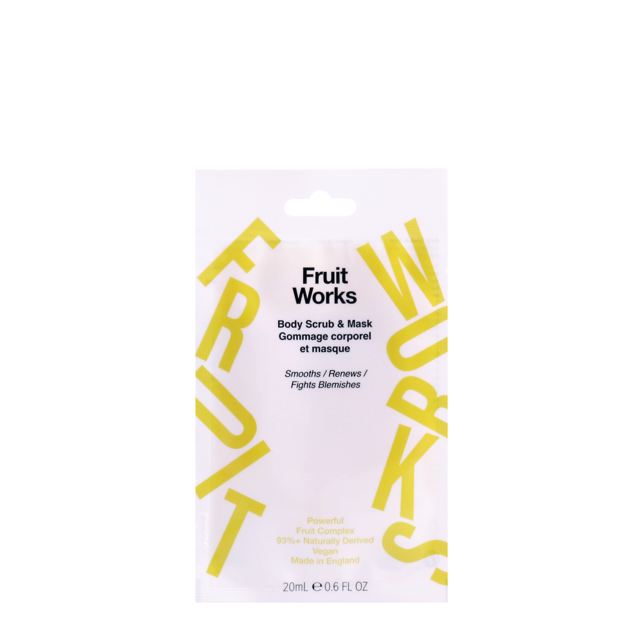 Fruitworks - Head to Toe Treatment Wheel & Mask Sachet
