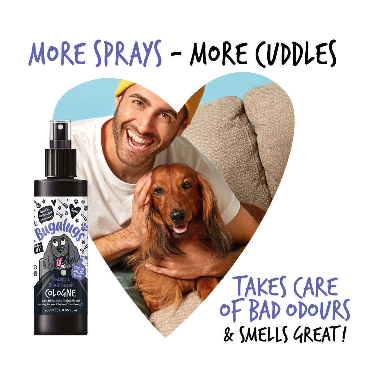 Bugalugs - DOG COLOGNE (Pineapple & Passionfruit)