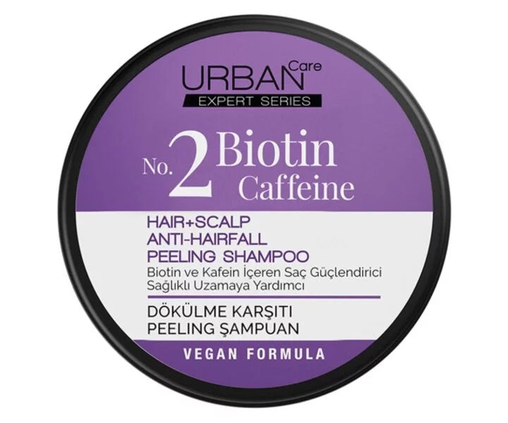Urban Care - EXPERT BIOTIN & CAFFEIN SEA SALT PEELING SHAMPOO - 200 ml