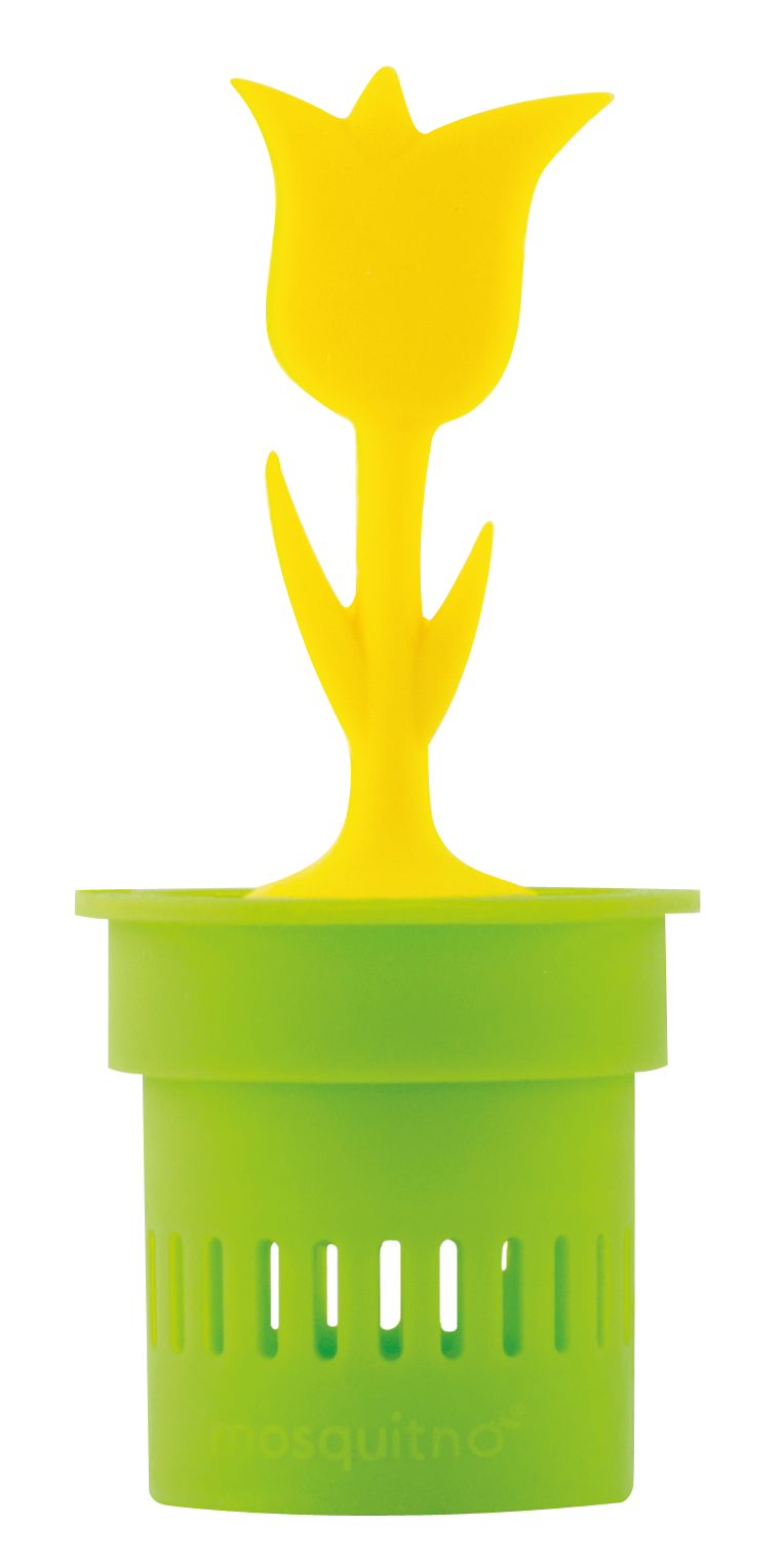 MosquitNo - Citronella Flower Pot (inhoud: 1 x Flower Pot + 4 x Repellent gom)