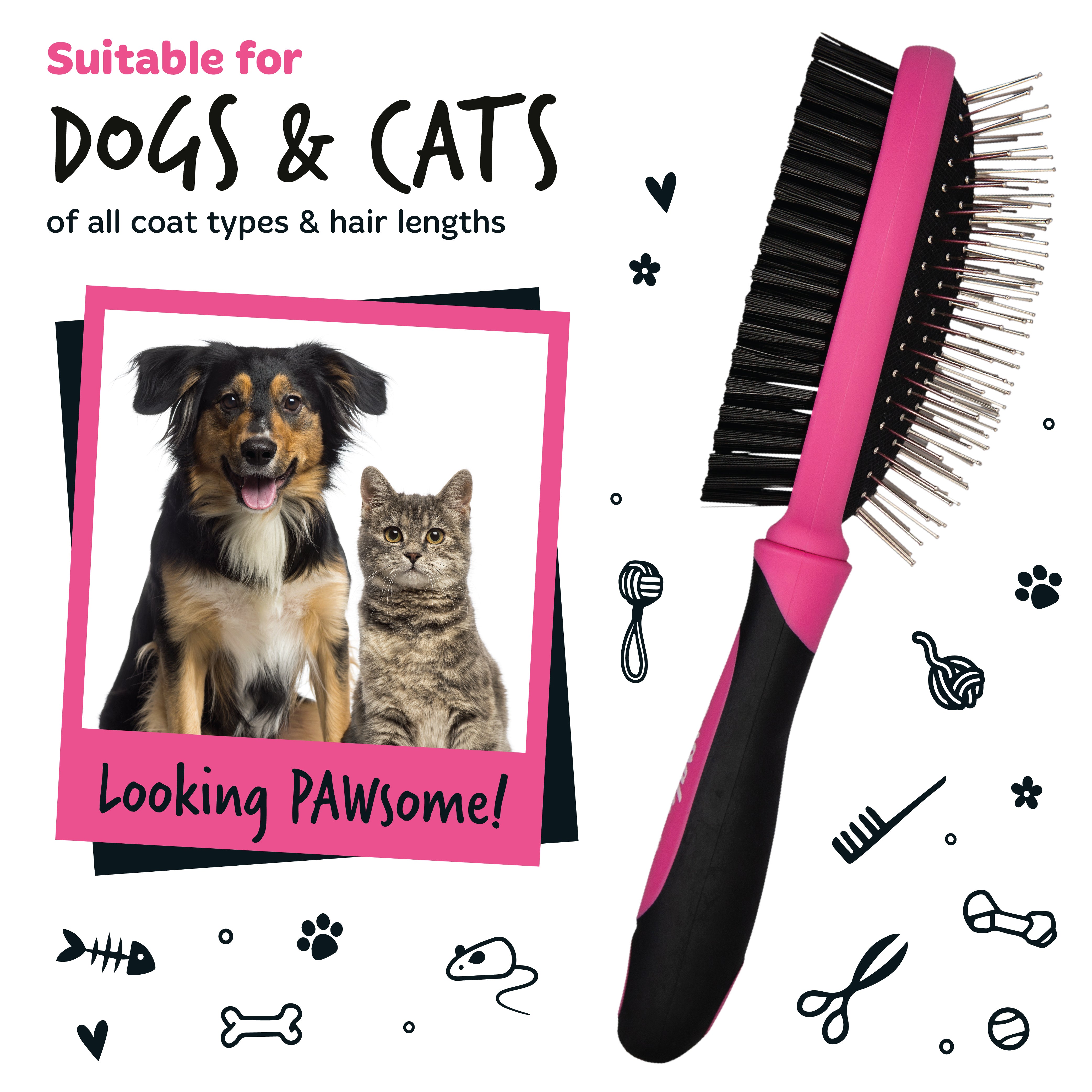Bugalugs - 2 IN 1 DOUBLE ENDED BRUSH