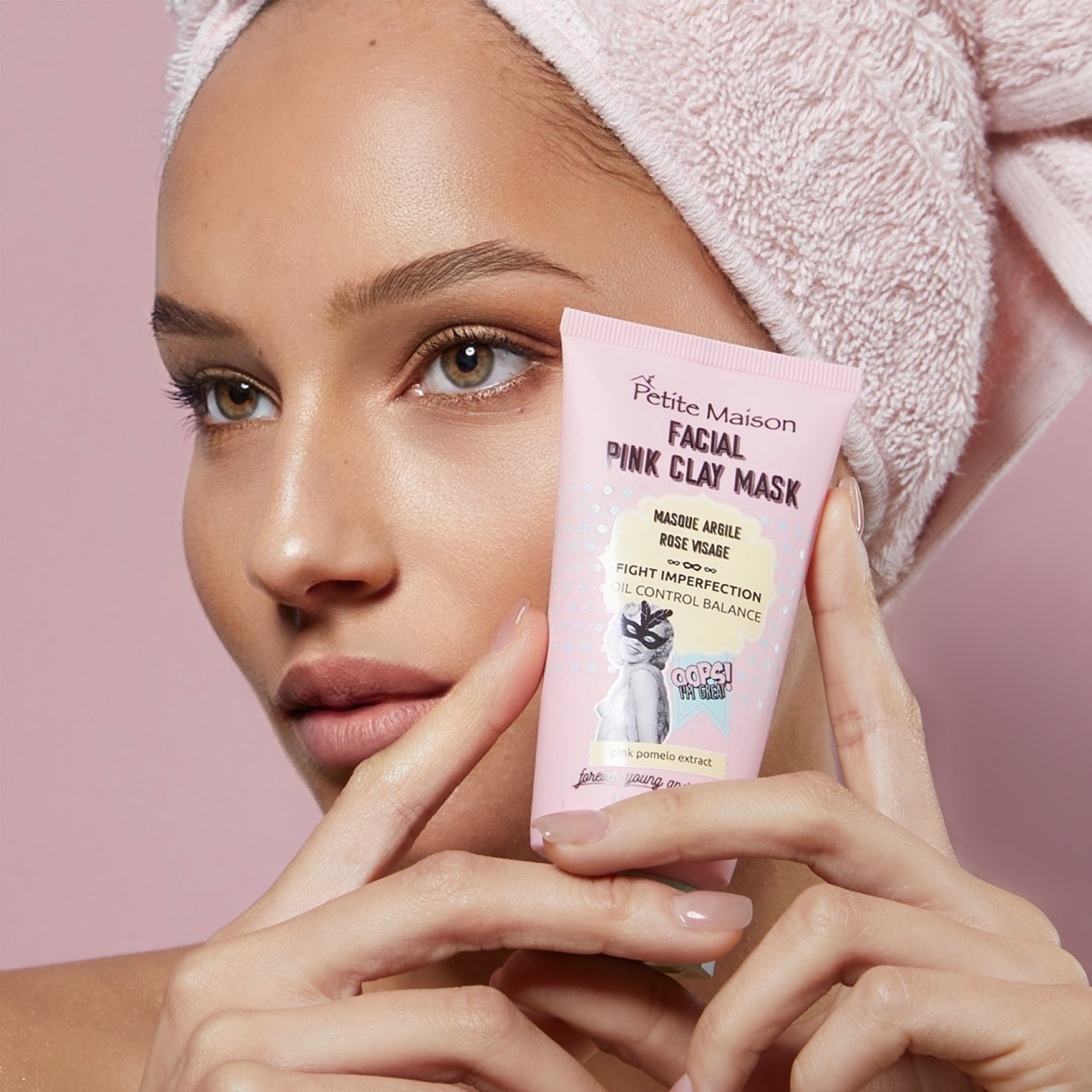 PETITE MAISON - FACIAL PINK CLAY MASK - 80ML