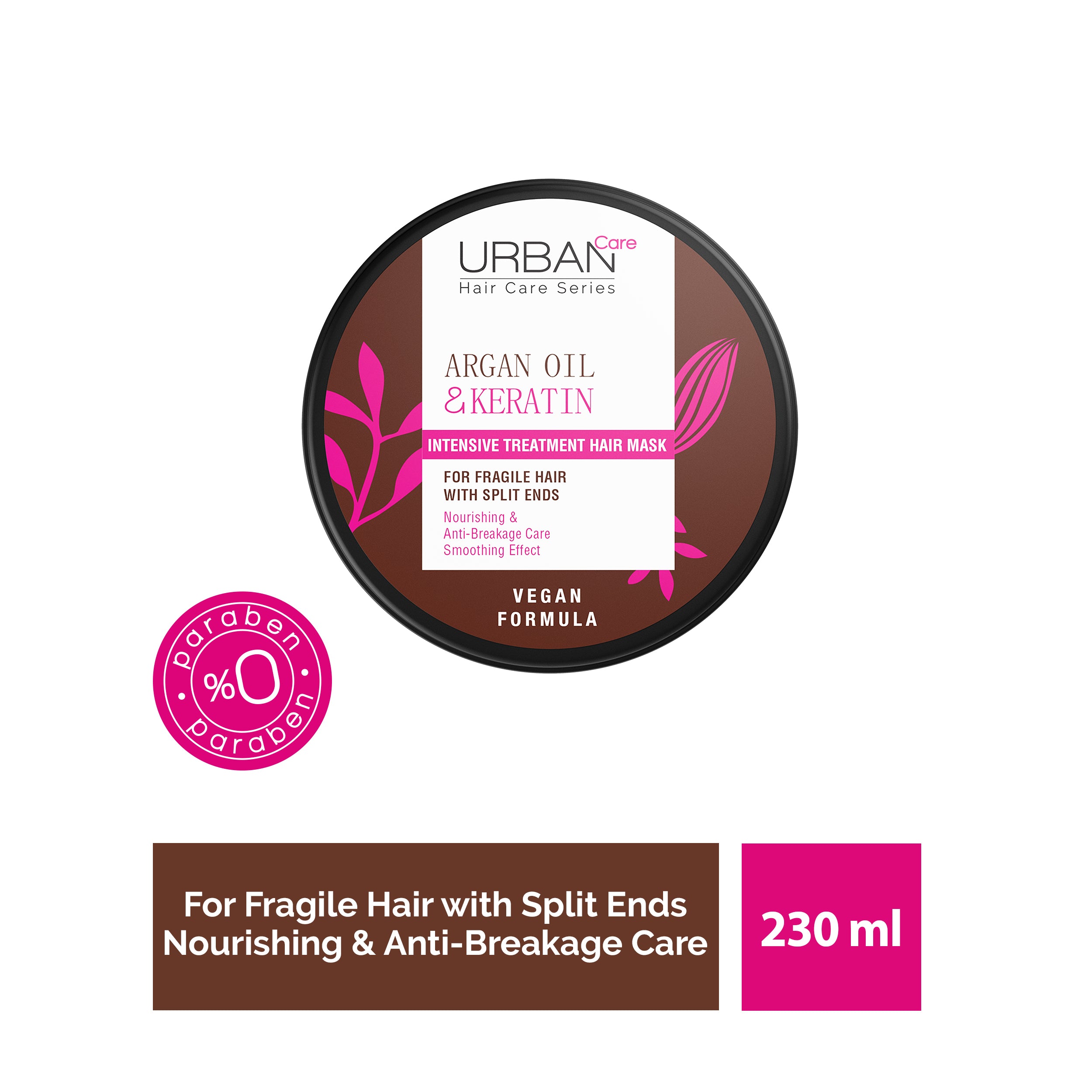Urban Care - ARGANOIL&KERATININTENSIVEHAIRCAREMASK - 230 ml