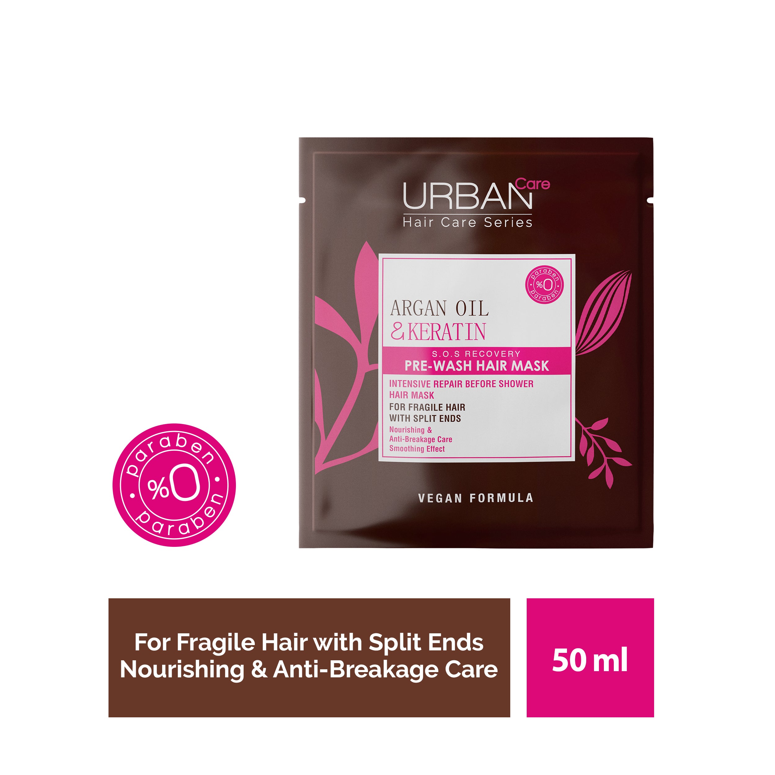 Urban Care - ARGAN OIL & KERATIN PRE-HAIRMASK - 50 ml